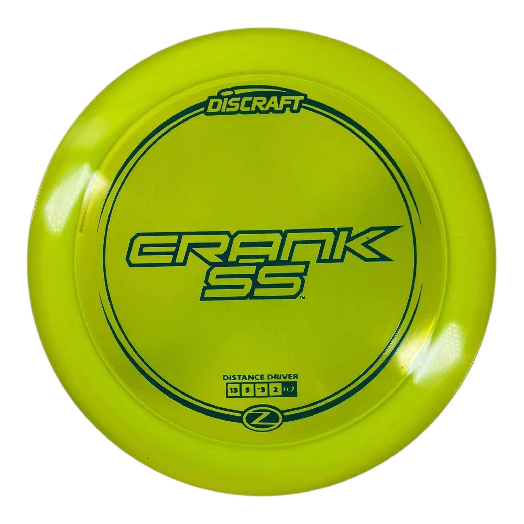 Discraft Crank SS | Z Line | Yellow/Blue 174g Disc Golf