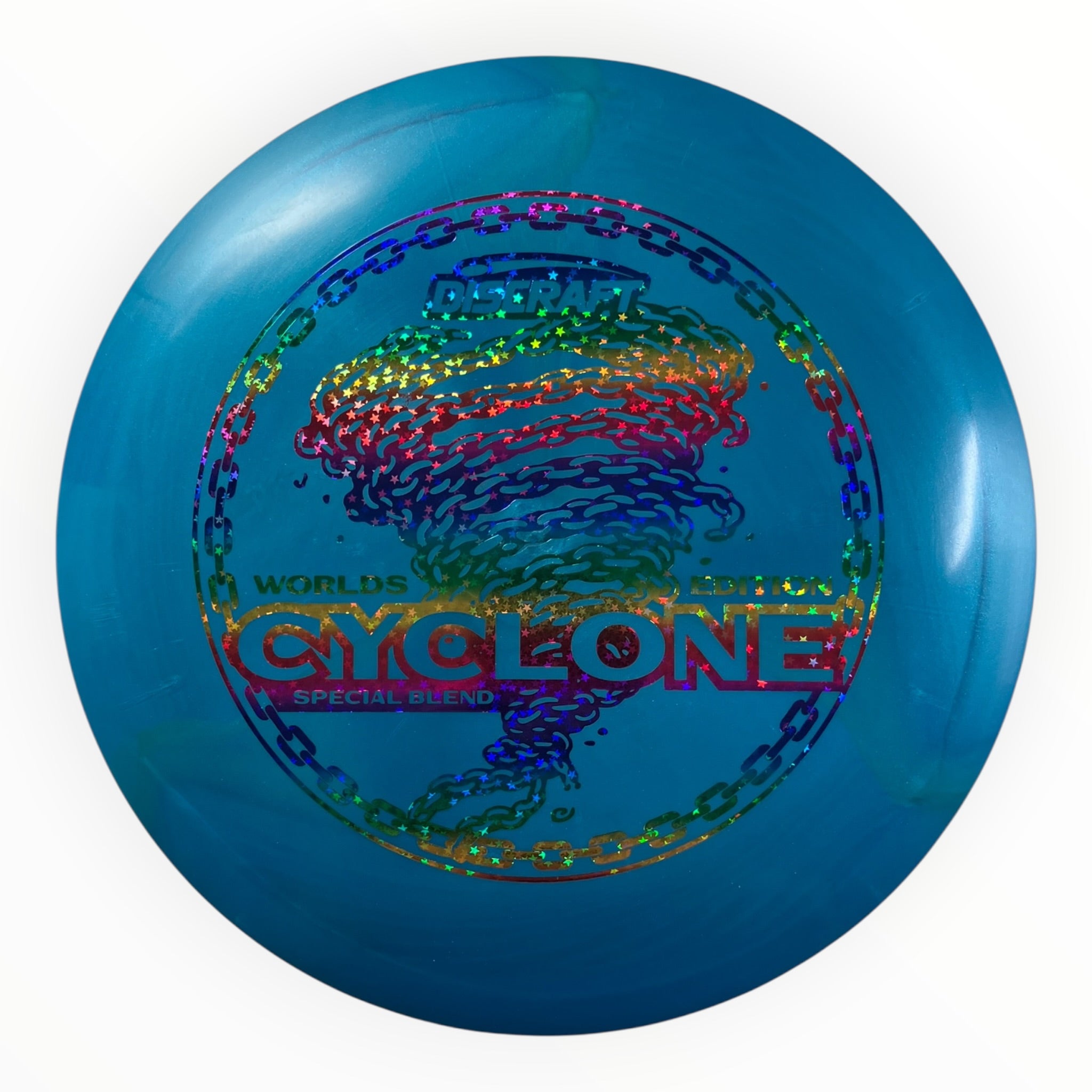 Discraft Cyclone | Special Blend | Blue/Rainbow 174g (Chainstorm) Disc Golf