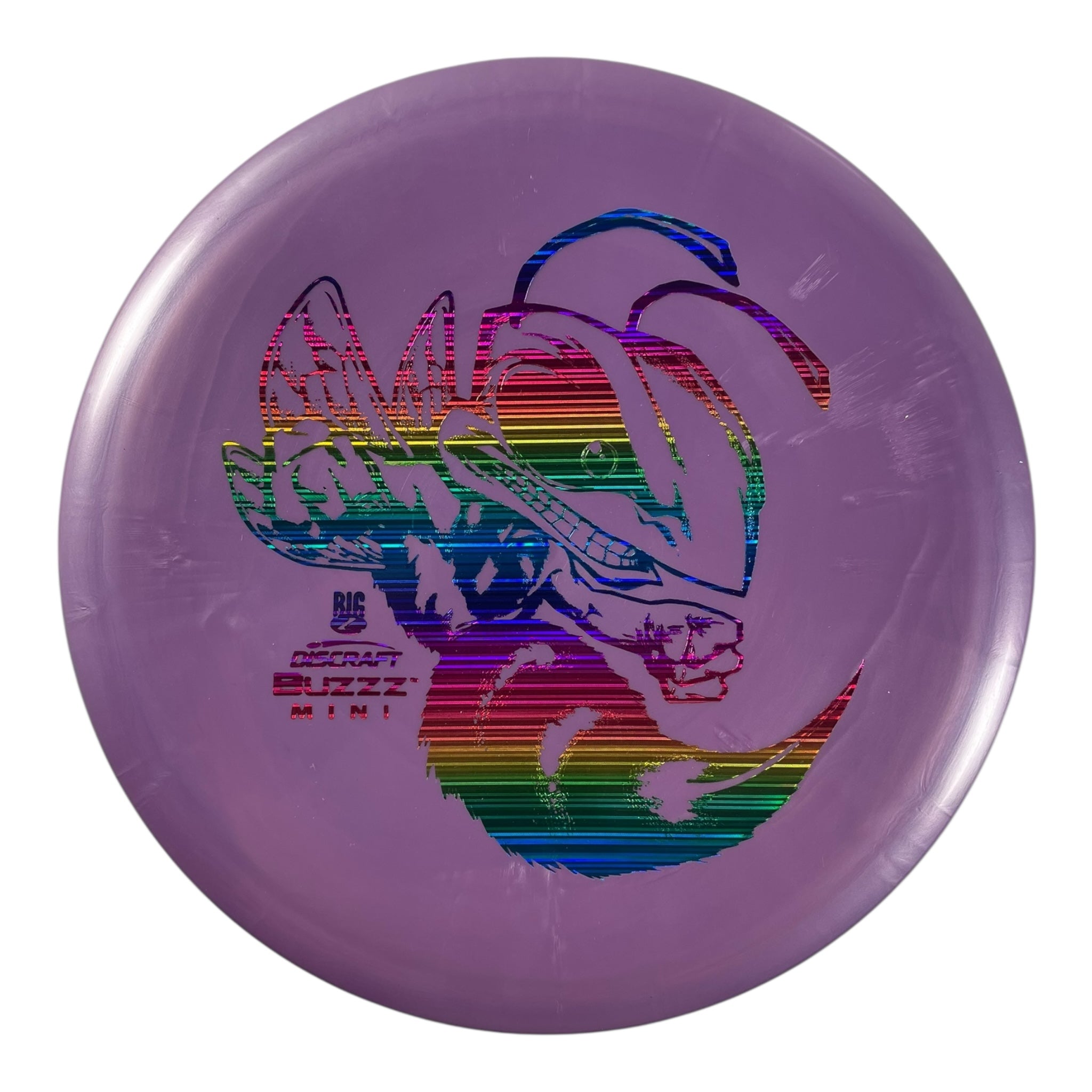 Discraft Discraft Buzzz Mini Marker Disc | Big Z | Purple/Rainbow Disc Golf