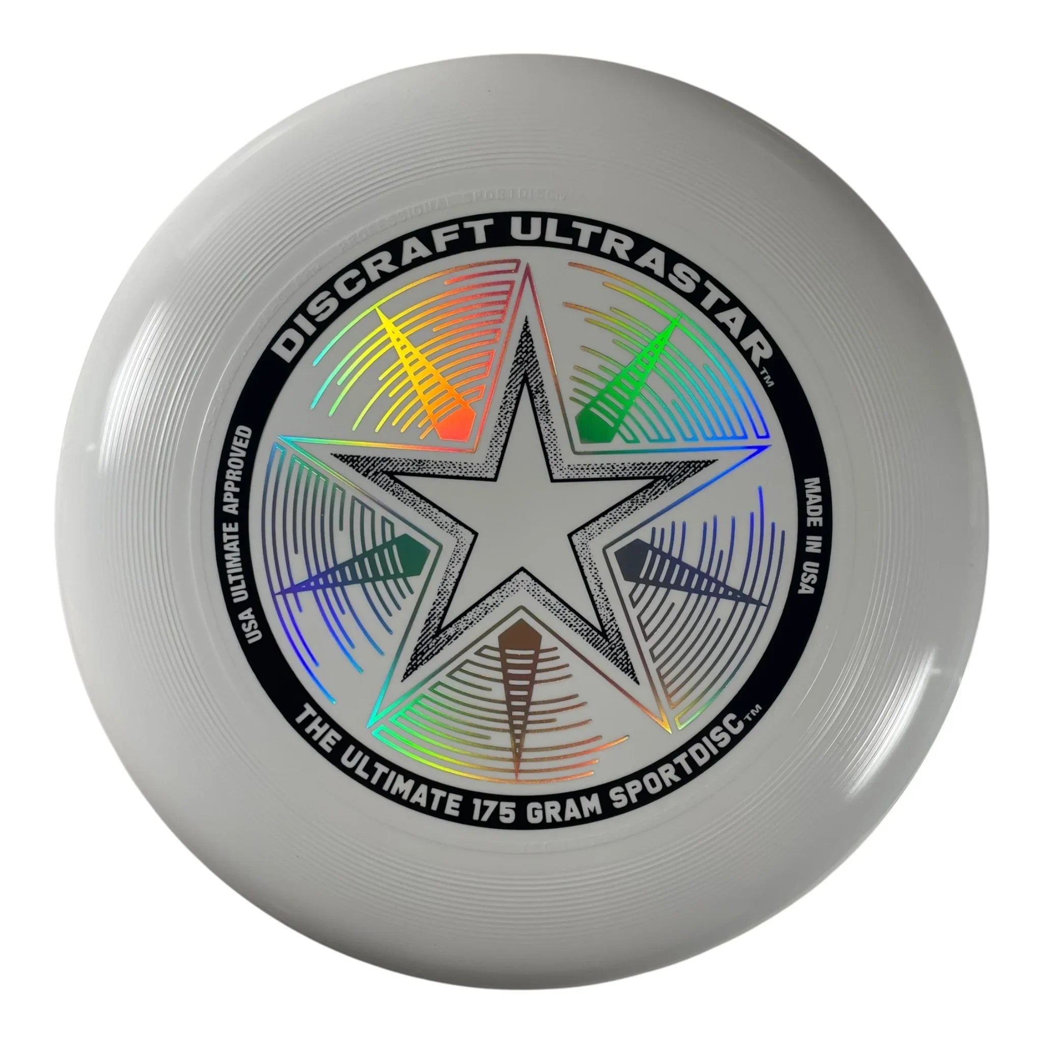 Discraft Discraft Ultrastar Ultimate Disc White/Holo Disc Golf