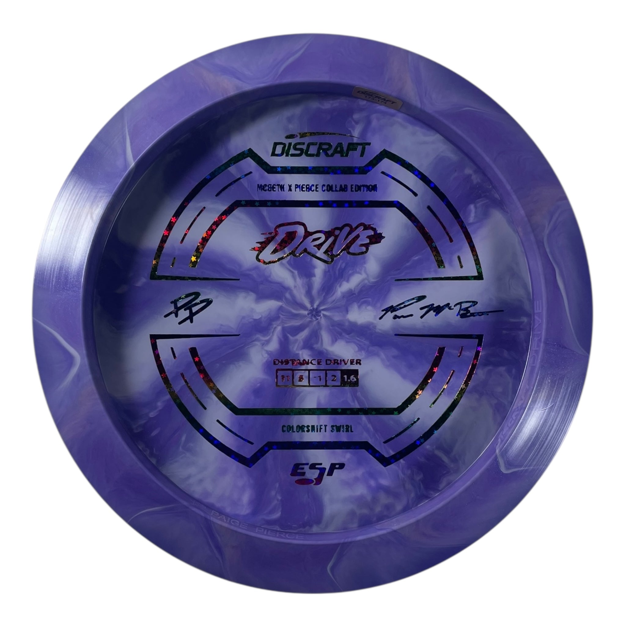 Discraft Drive | Colorshift Swirl ESP | Purple/Rainbow 174g (Paige Pierce / Paul McBeth) Disc Golf