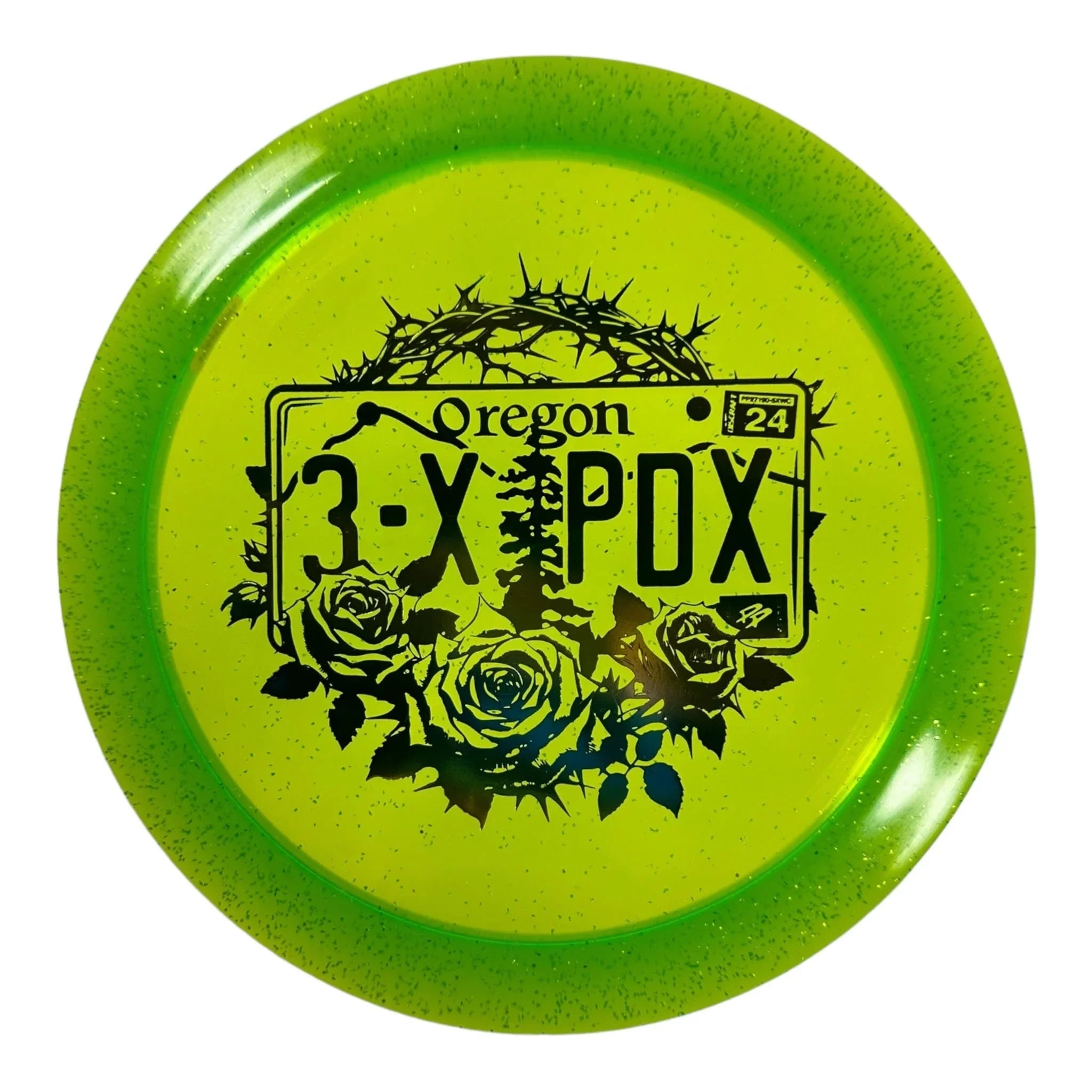 Discraft Drive | CryZtal Sparkle | Green/Sunset 172g Disc Golf