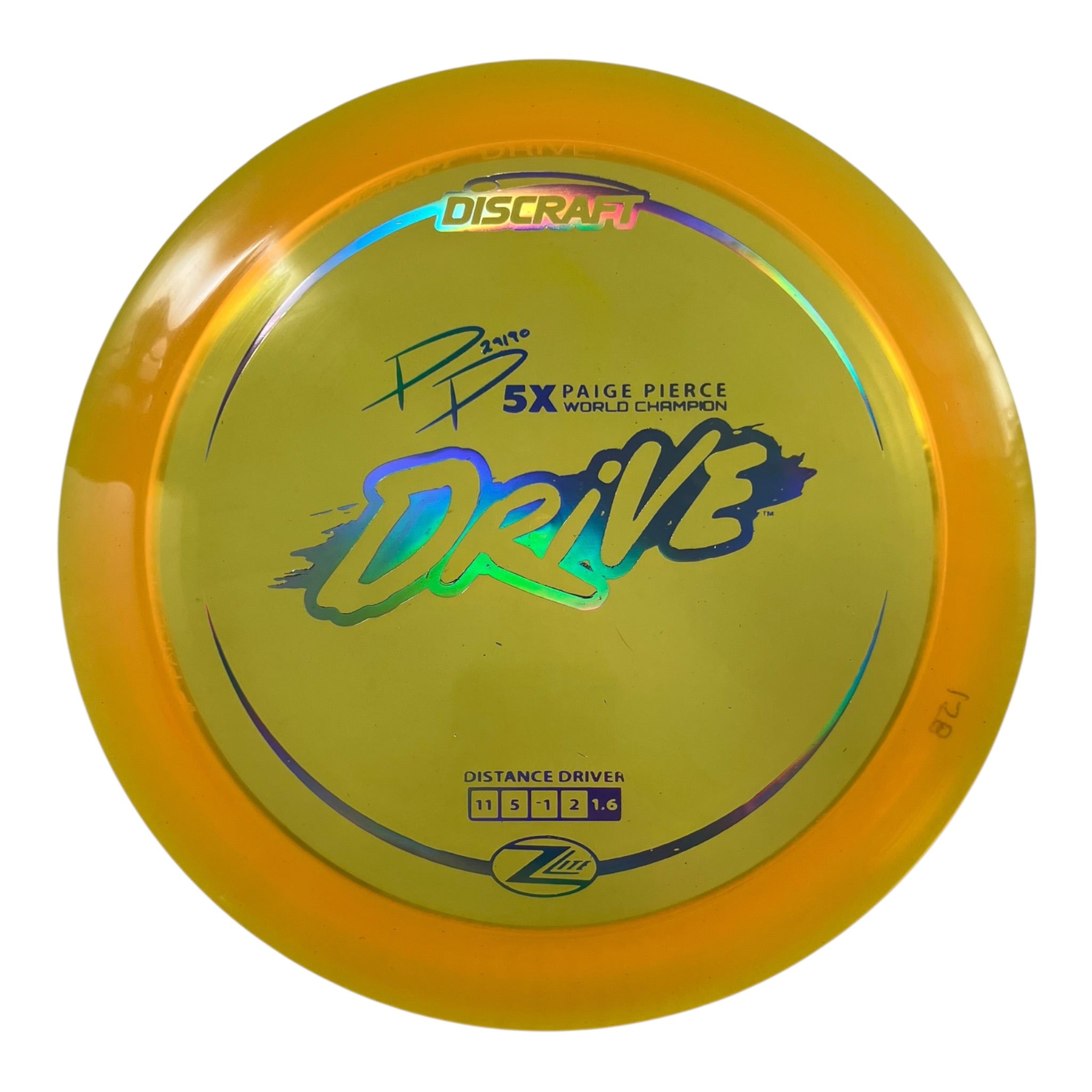 Discraft Drive | Z Lite | Orange/Holo 158g (Paige Pierce) Disc Golf