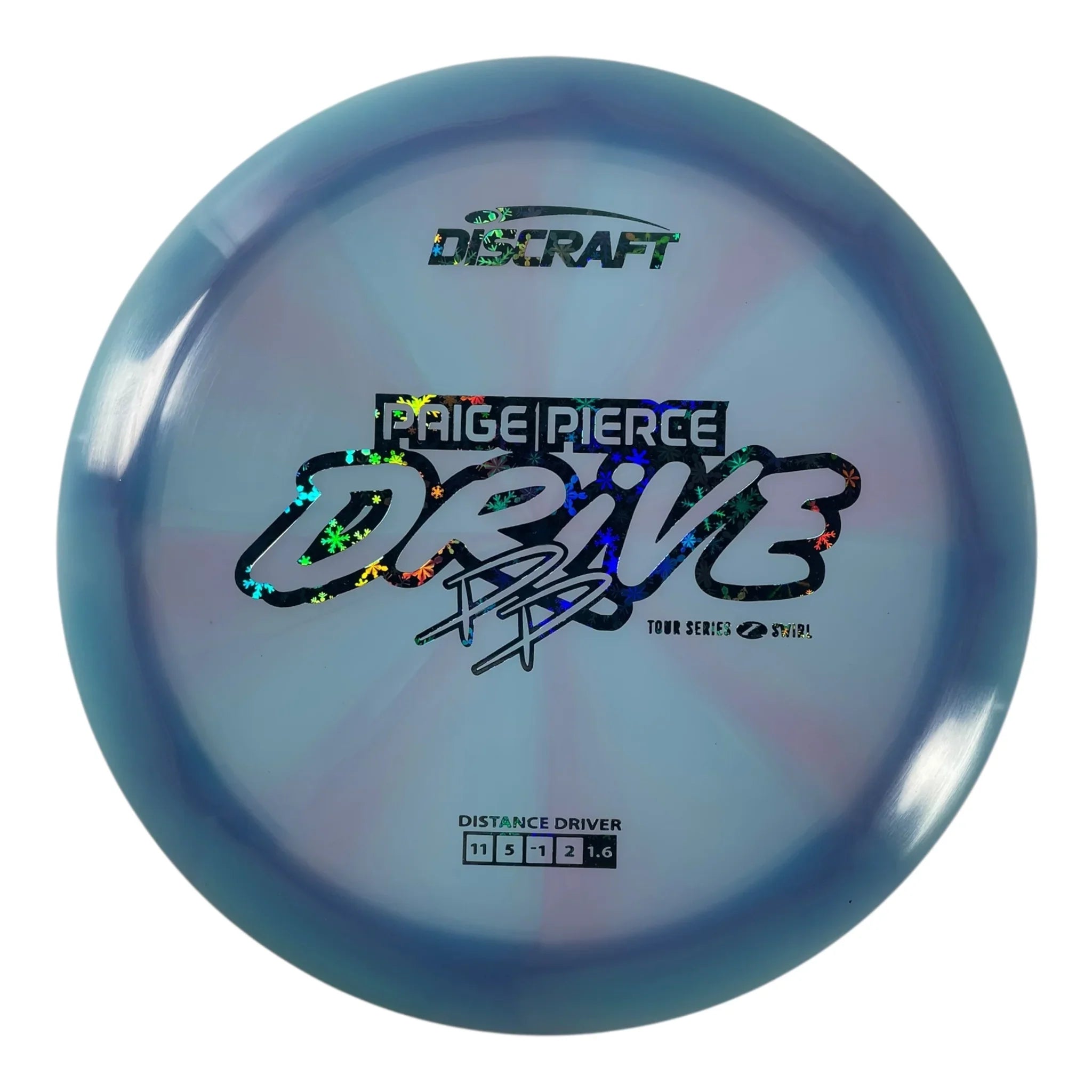 Discraft Drive | Z Swirl | Blue/Snowflakes 173g (Paige Pierce 2025 Tour Series) Disc Golf