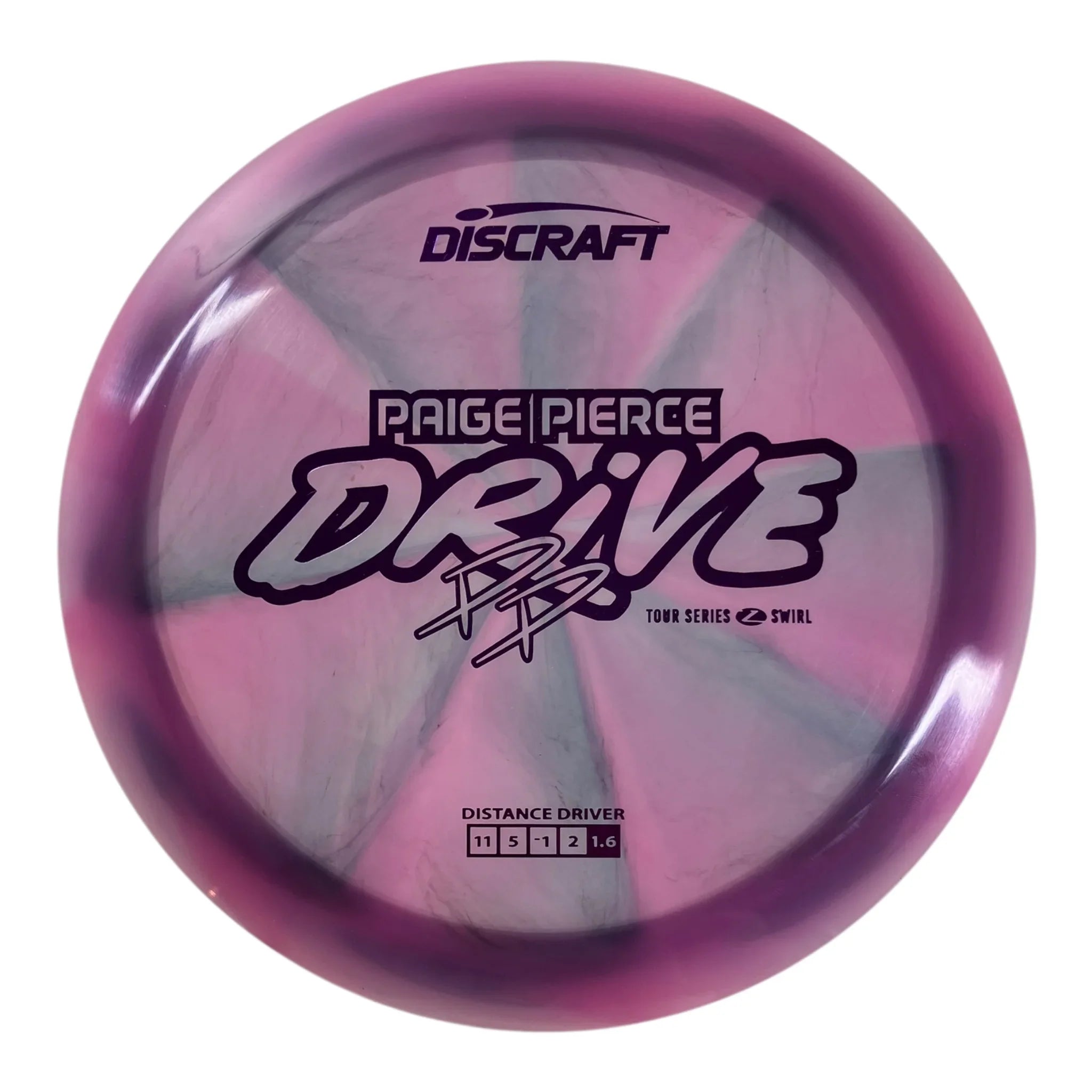 Discraft Drive | Z Swirl | Purple/Purple 173g (Paige Pierce 2025 Tour Series) Disc Golf