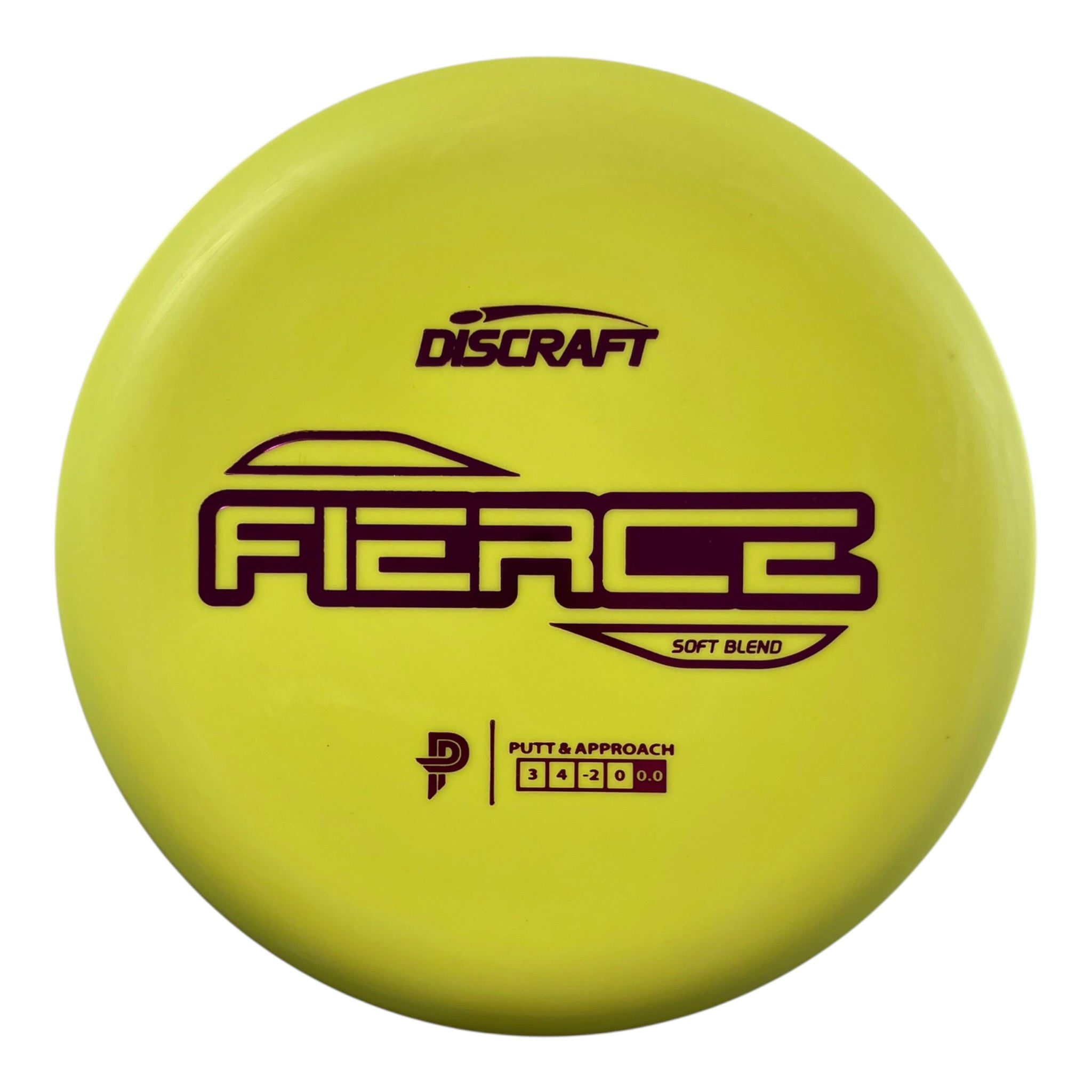 Discraft Fierce | Putter Line Soft | Yellow/Pink 174g Disc Golf