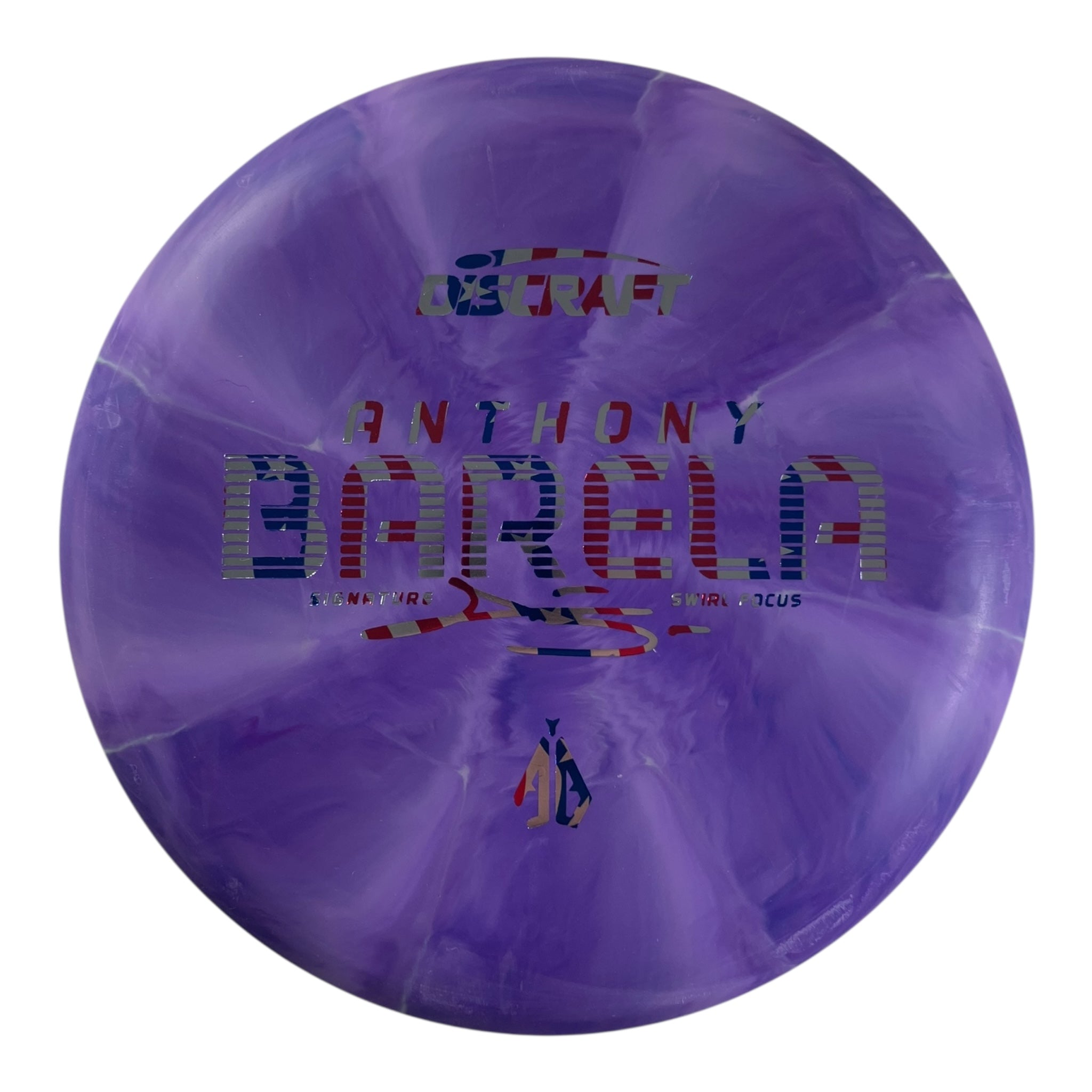 Discraft Focus | CT Swirl | Purple/USA 172g (Anthony Barela) Disc Golf
