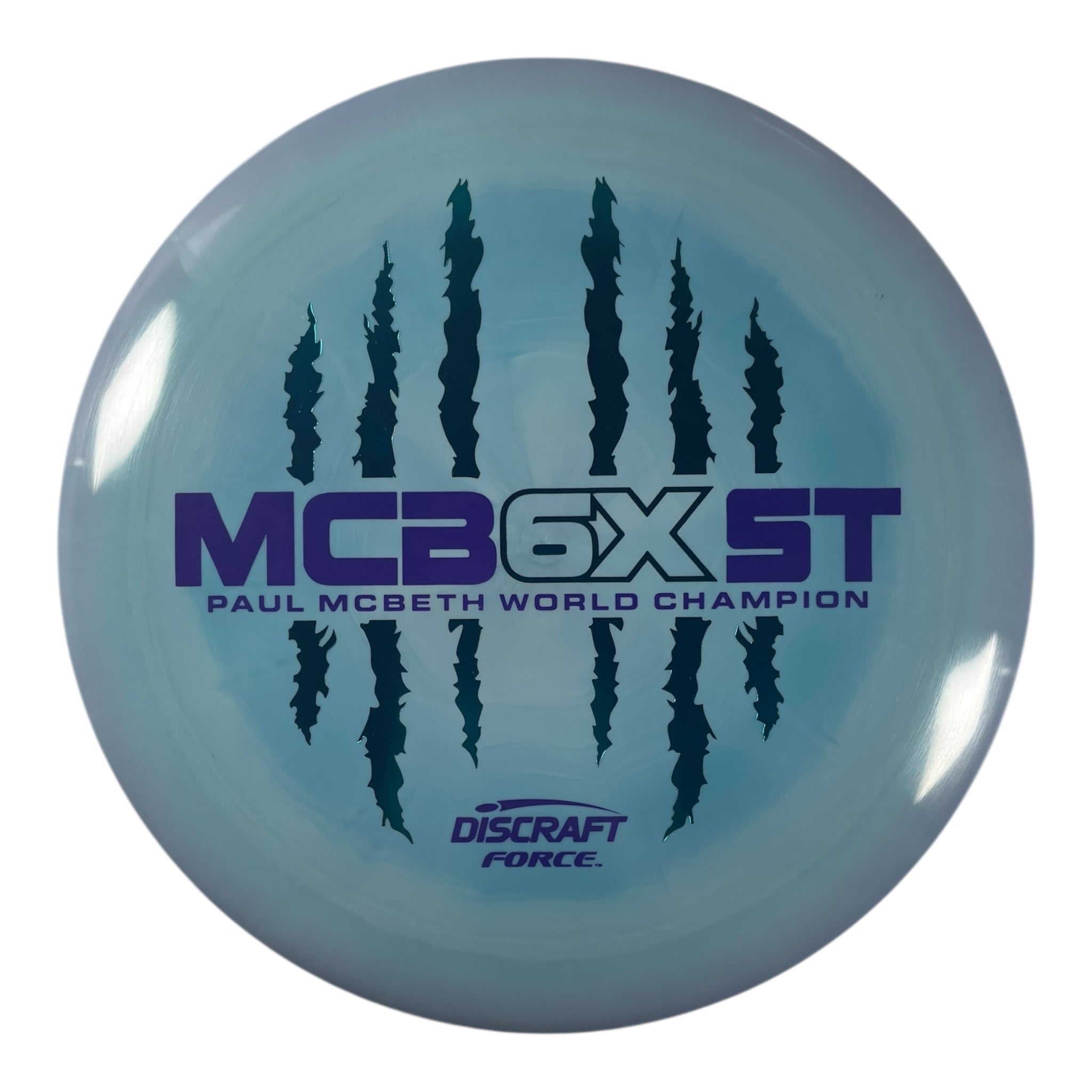 Discraft Force | ESP | Blue/Teal 172g (Paul McBeth 6x Claw) Disc Golf