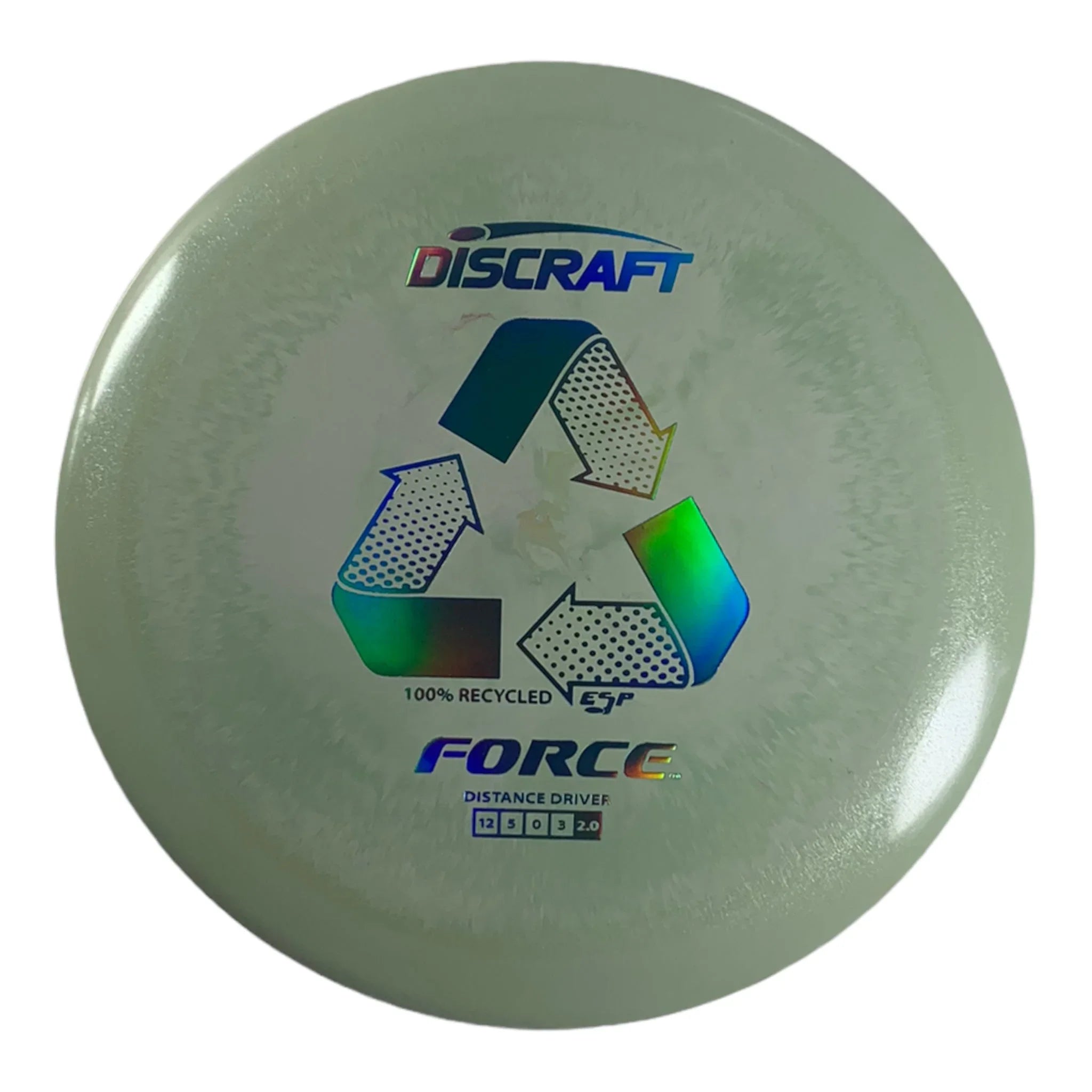 Discraft Force | Recycled ESP | Green/Blue Holo 170g Disc Golf