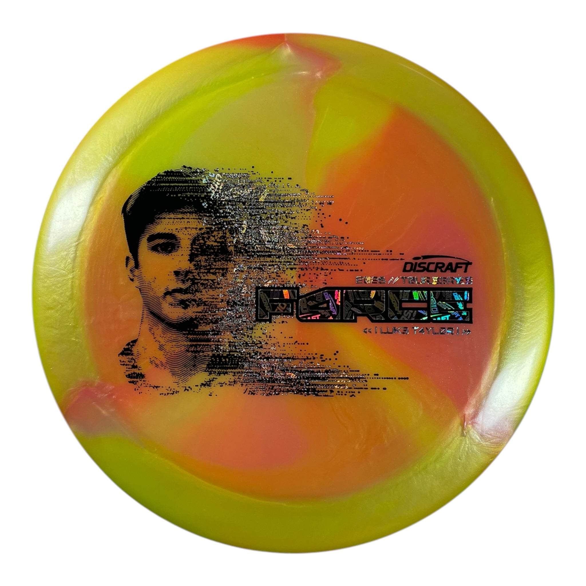 Discraft Force | Titanium Big Z | Yellow/Discraft 174g (Luke Taylor 2026 Tour Series) Disc Golf