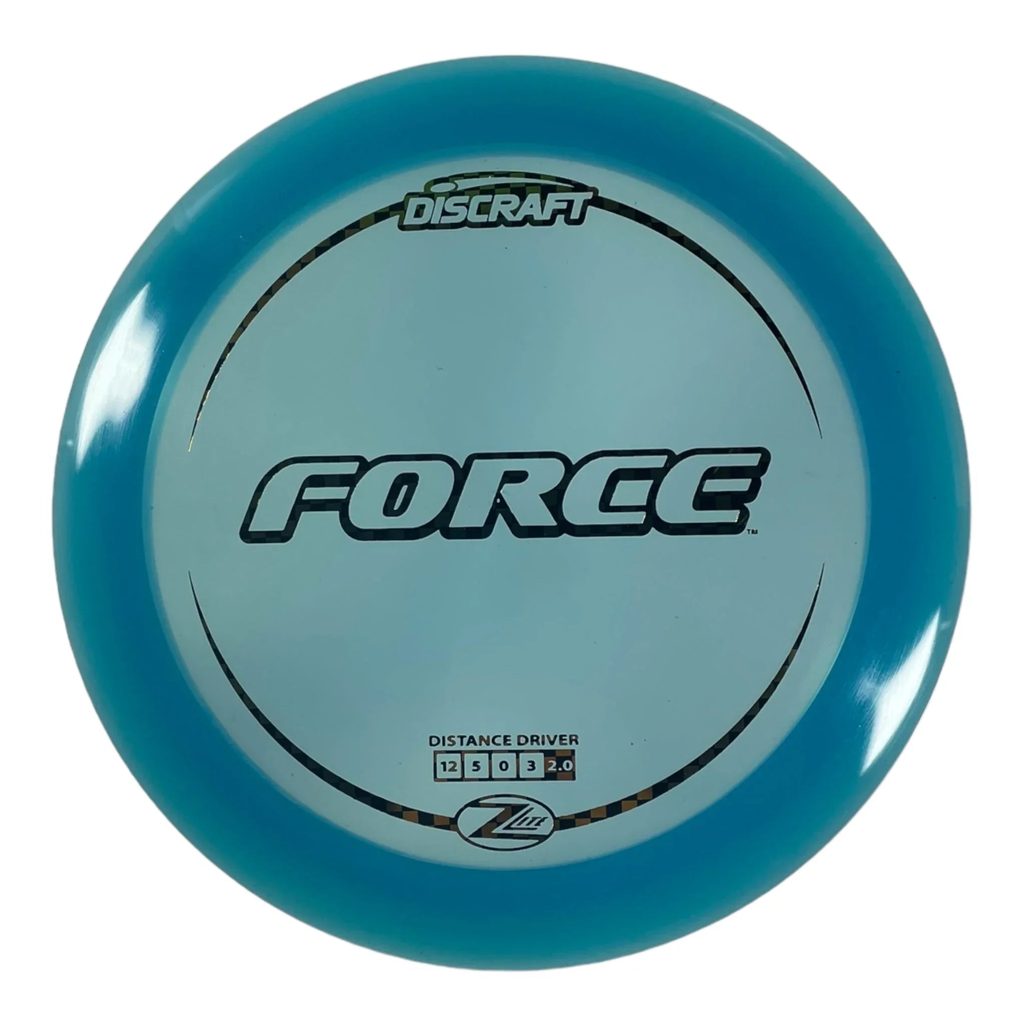 Discraft Force | Z Lite | Blue/Checkers 166g Disc Golf