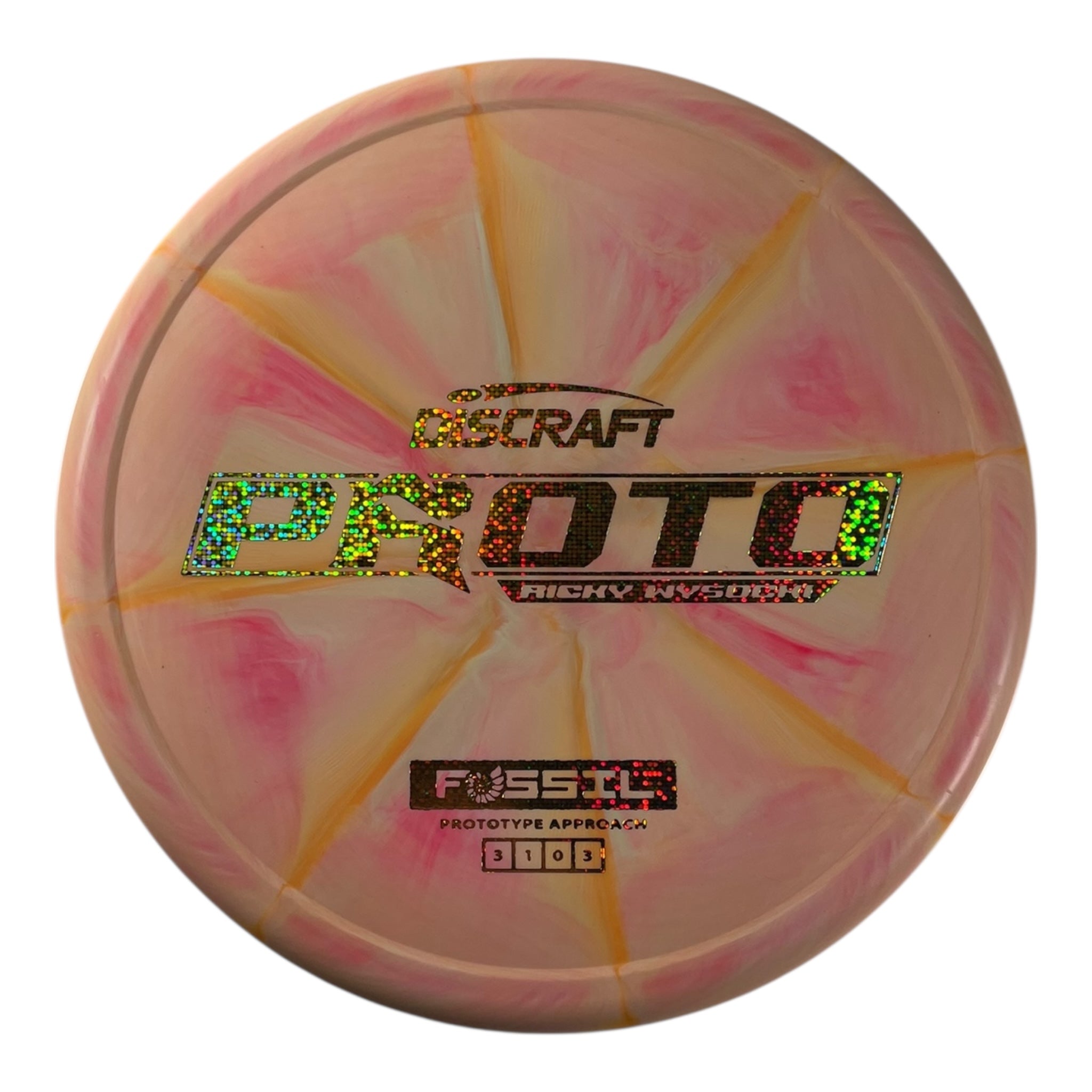 Discraft Fossil | Prototype Putter Blend | Tan/Gold Sparkle 174g (Ricky Wysocki) Disc Golf