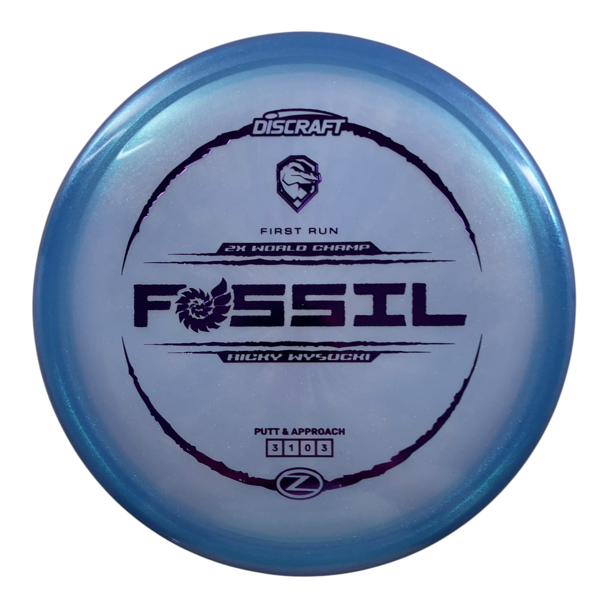 Discraft Fossil | Z Colorshift | Blue/Purple 174g (First Run) Disc Golf