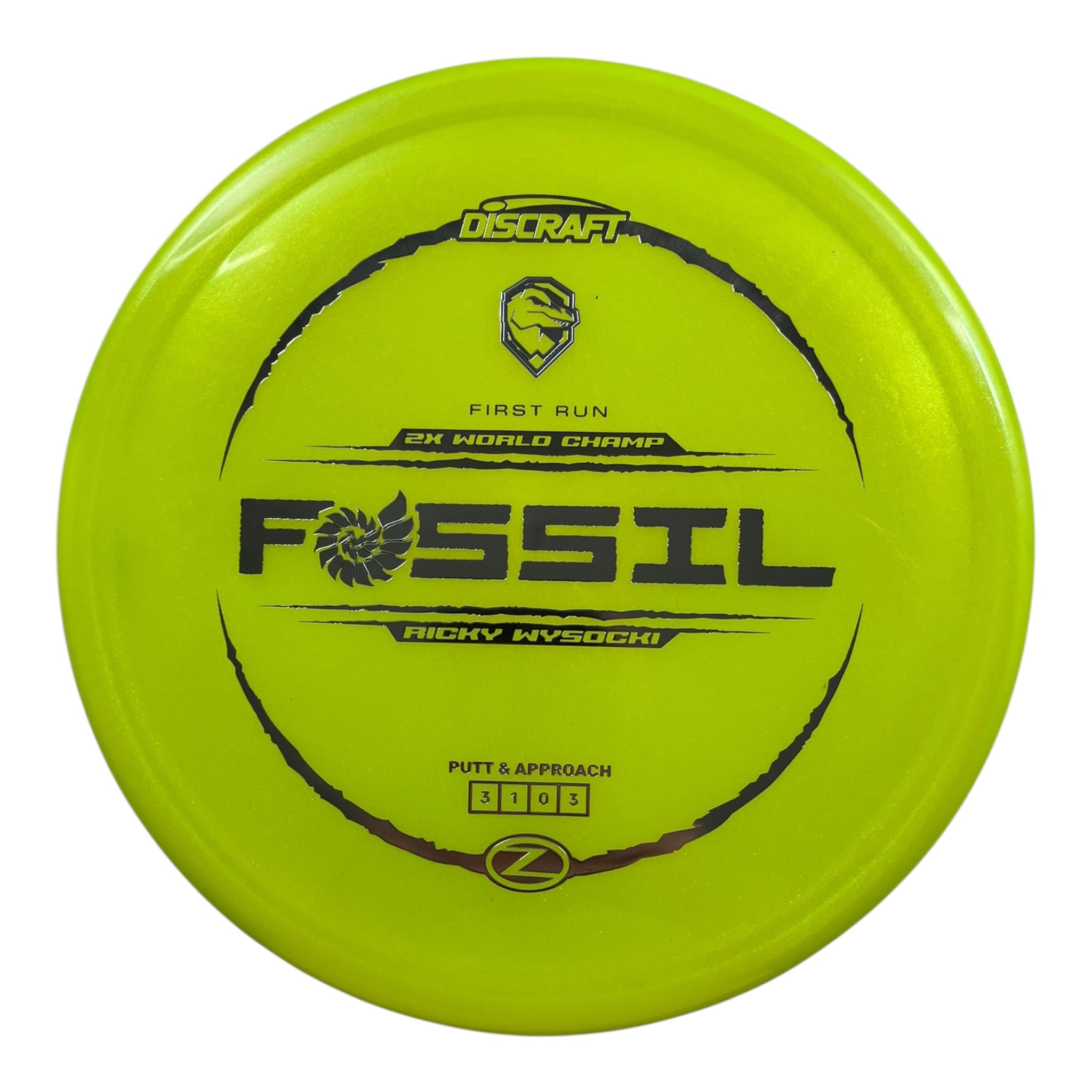Discraft Fossil | Z Colorshift | Yellow/Silver 174g (First Run) Disc Golf