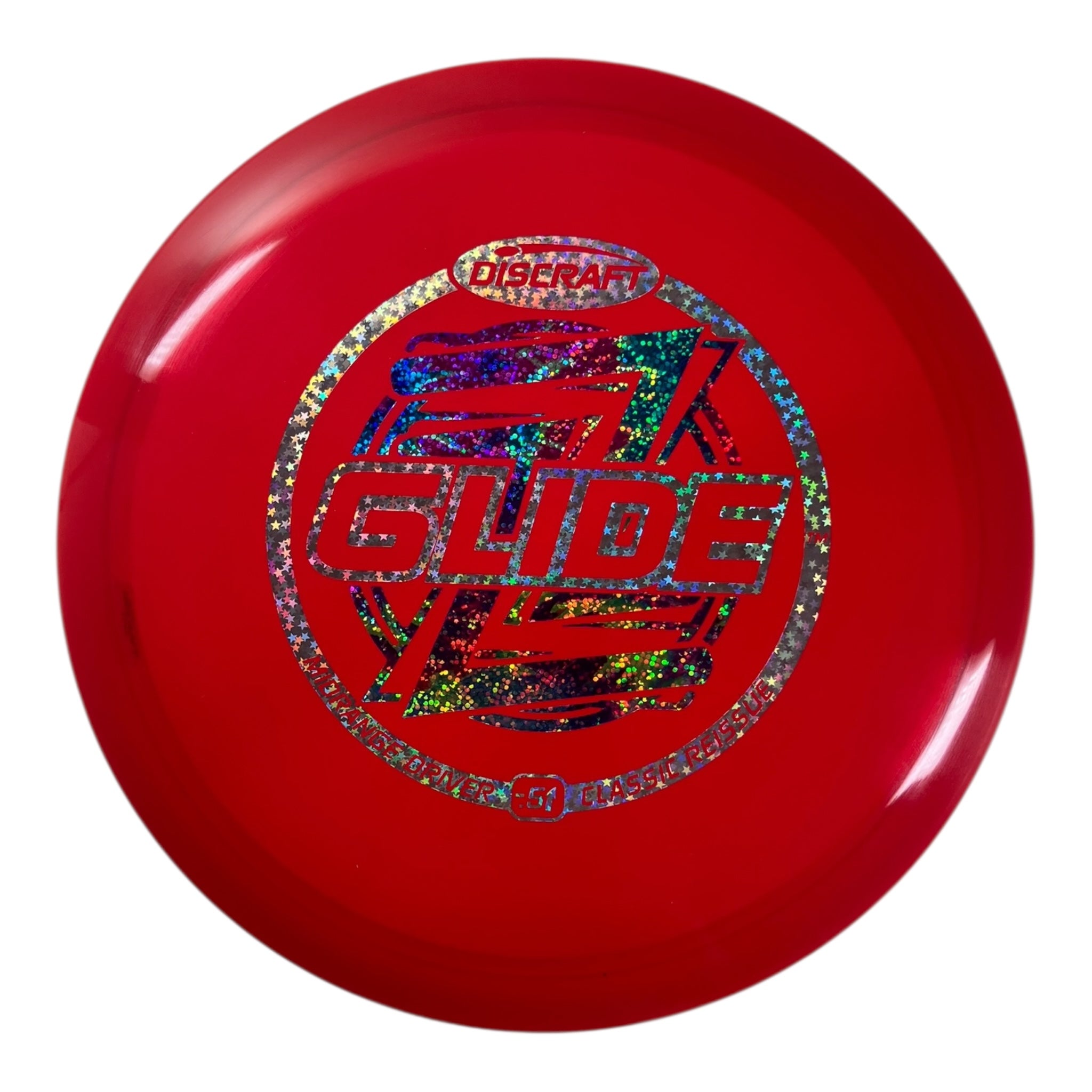 Discraft Glide | Z Line | Red/Stars/Partytime 179g (Classic Reissue) Disc Golf