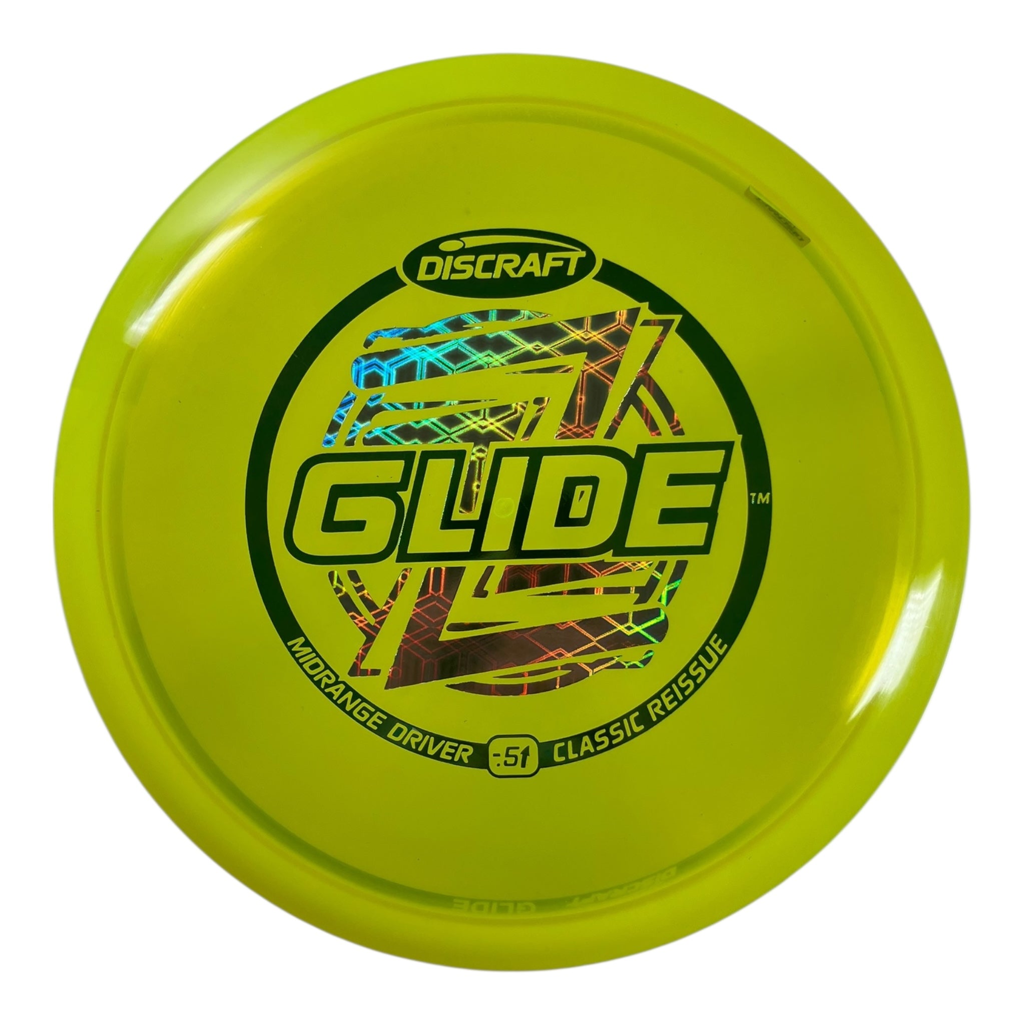 Discraft Glide | Z Line | Yellow/Green/Lasers 176g (Classic Reissue) Disc Golf