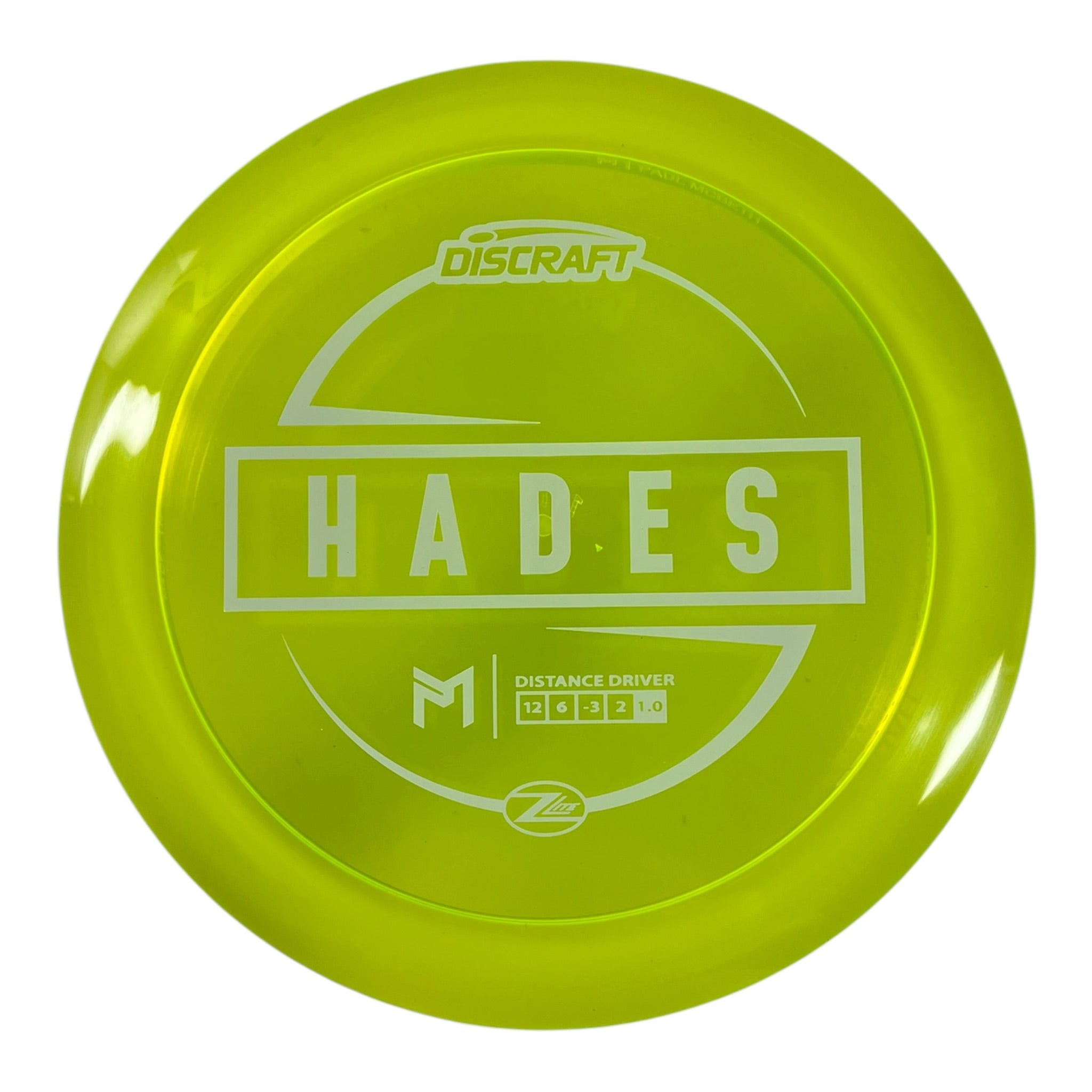 Discraft Hades | Z Lite | Yellow/White 157g (Paul McBeth) Disc Golf
