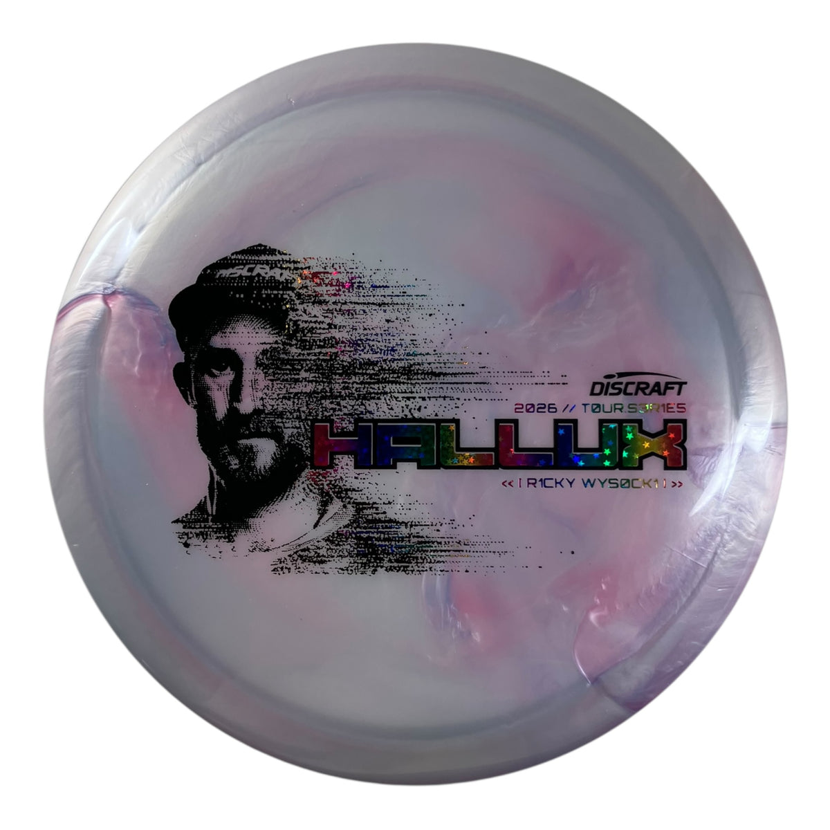 Discraft Hallux | Titanium Big Z | Pink/Rainbow 167g (Ricky Wysocki 2026 Tour Series) Disc Golf