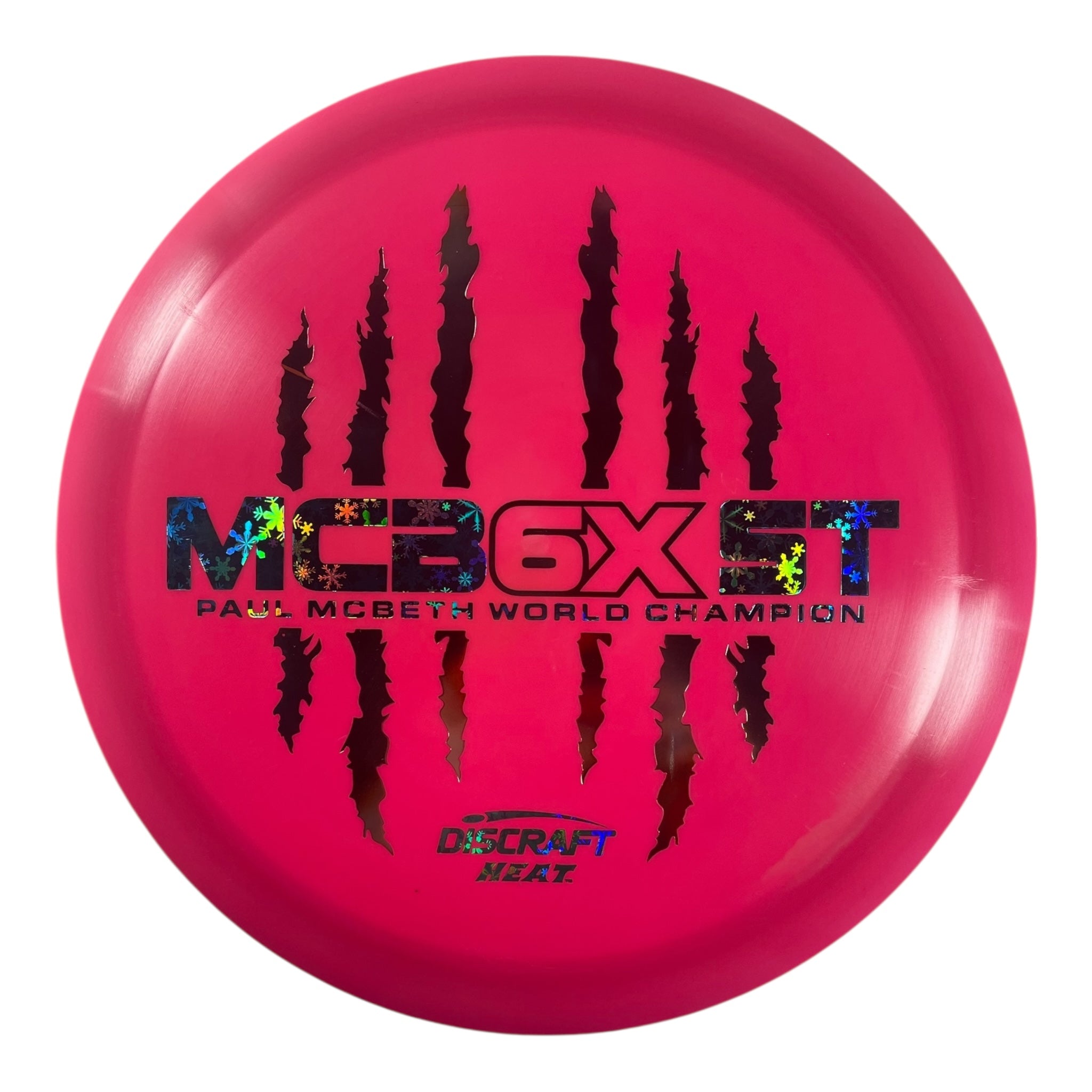 Discraft Heat | ESP | Pink/Snowflake 174g (Paul McBeth 6x Claw) Disc Golf