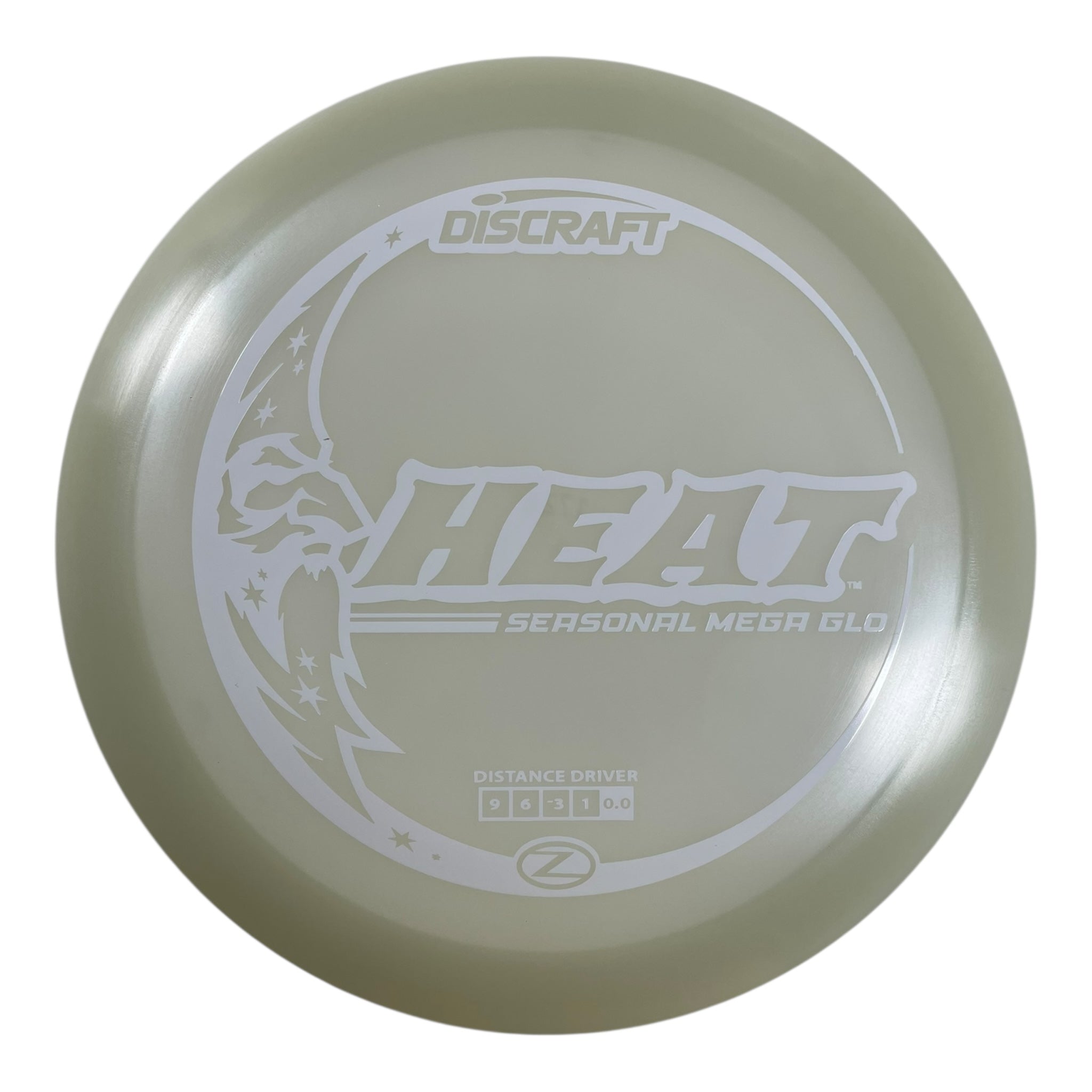 Discraft Heat | Mega-Glo | Glow/White 172g Disc Golf