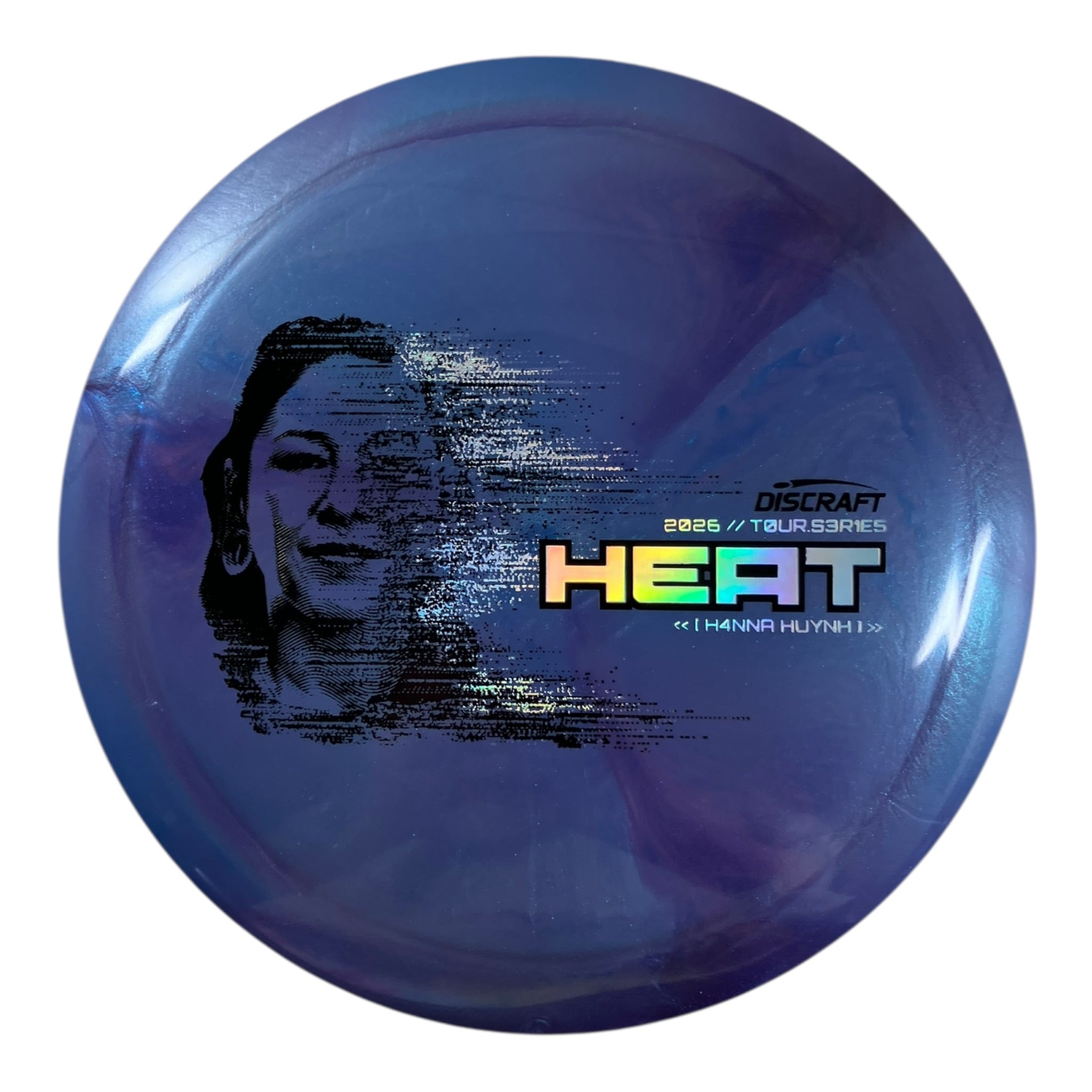 Discraft Heat | Titanium Big Z | Purple/Holo 173g (Hanna Huynh 2026 Tour Series) Disc Golf
