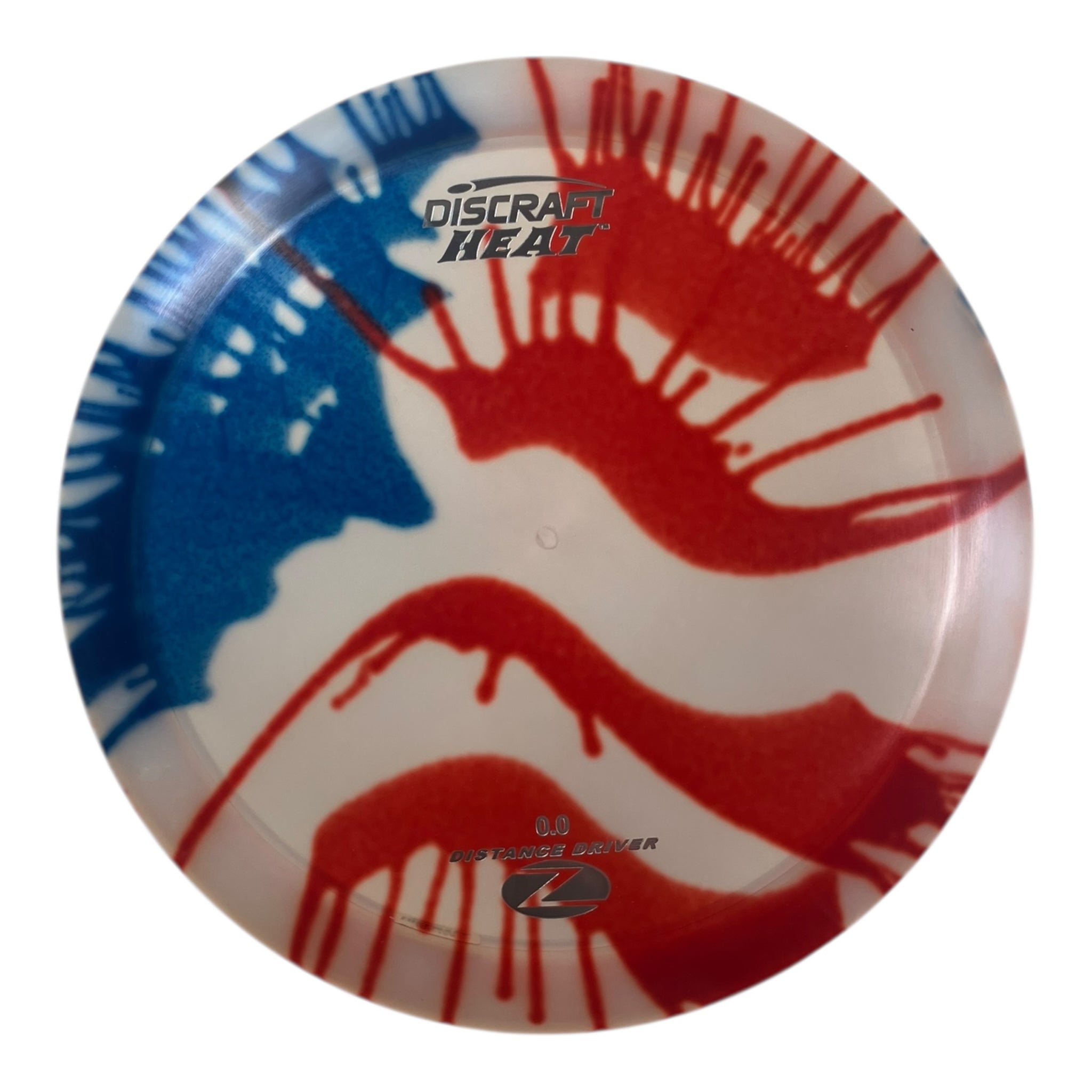 Discraft Heat | Z Line Fly Dye | Red/White/Blue 173g Disc Golf