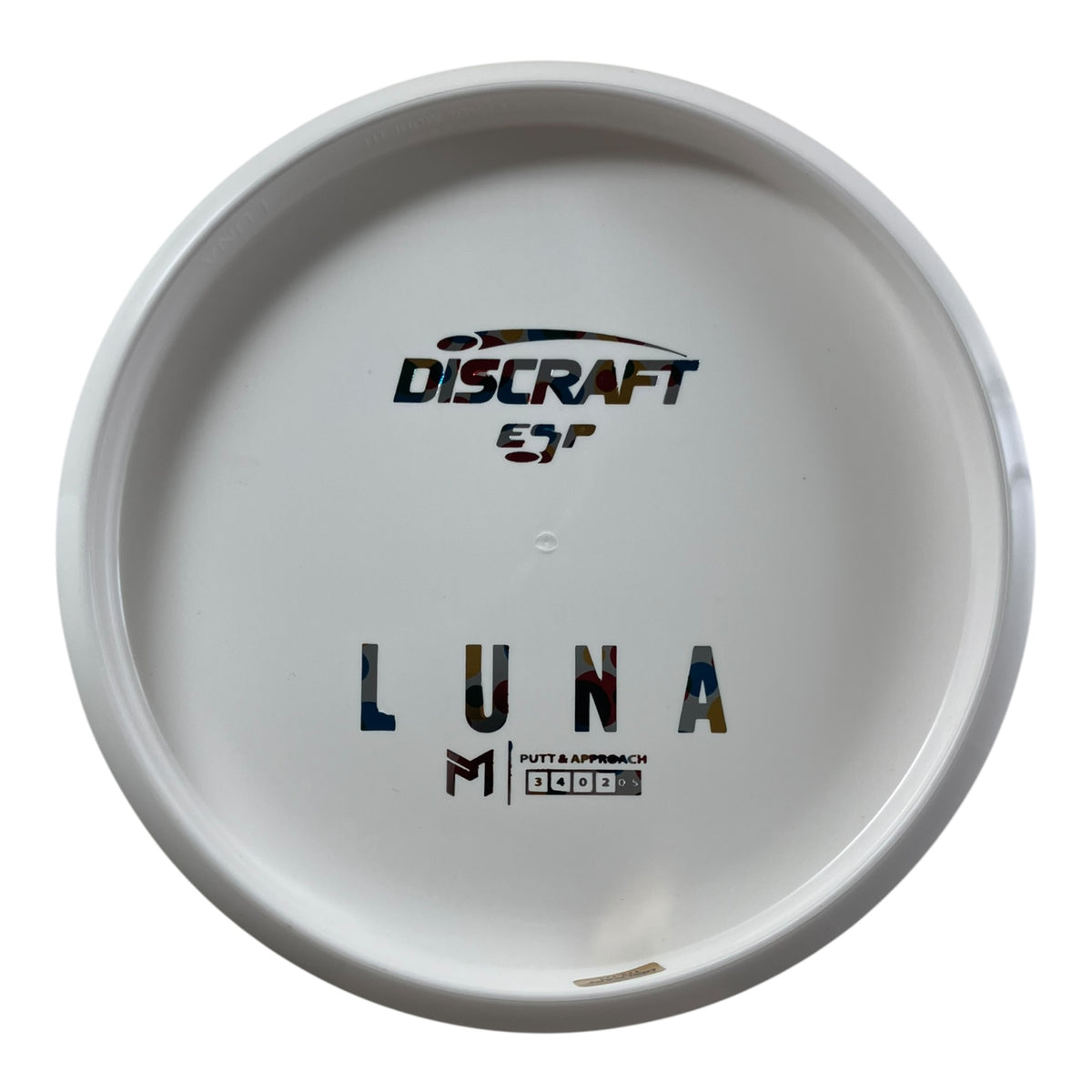 Discraft Luna | ESP | White/Wonderbread 173g (Paul McBeth Bottom Stamp) Disc Golf