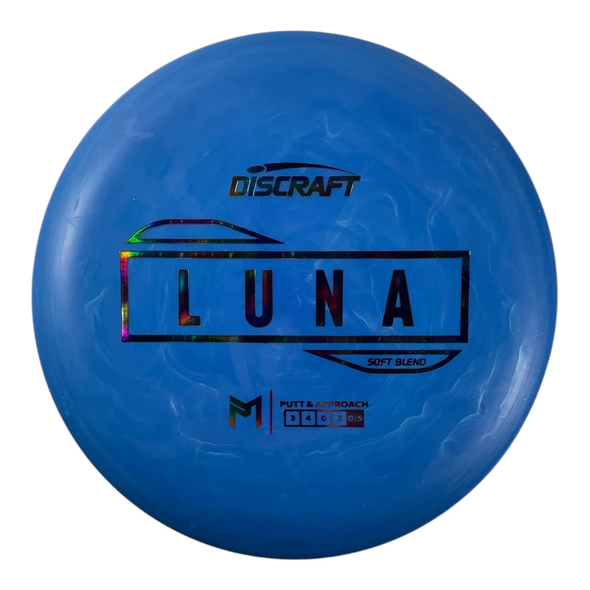 Discraft Luna | Putter Line Soft | Blue/Rainbow 169g (Paul McBeth) Disc Golf