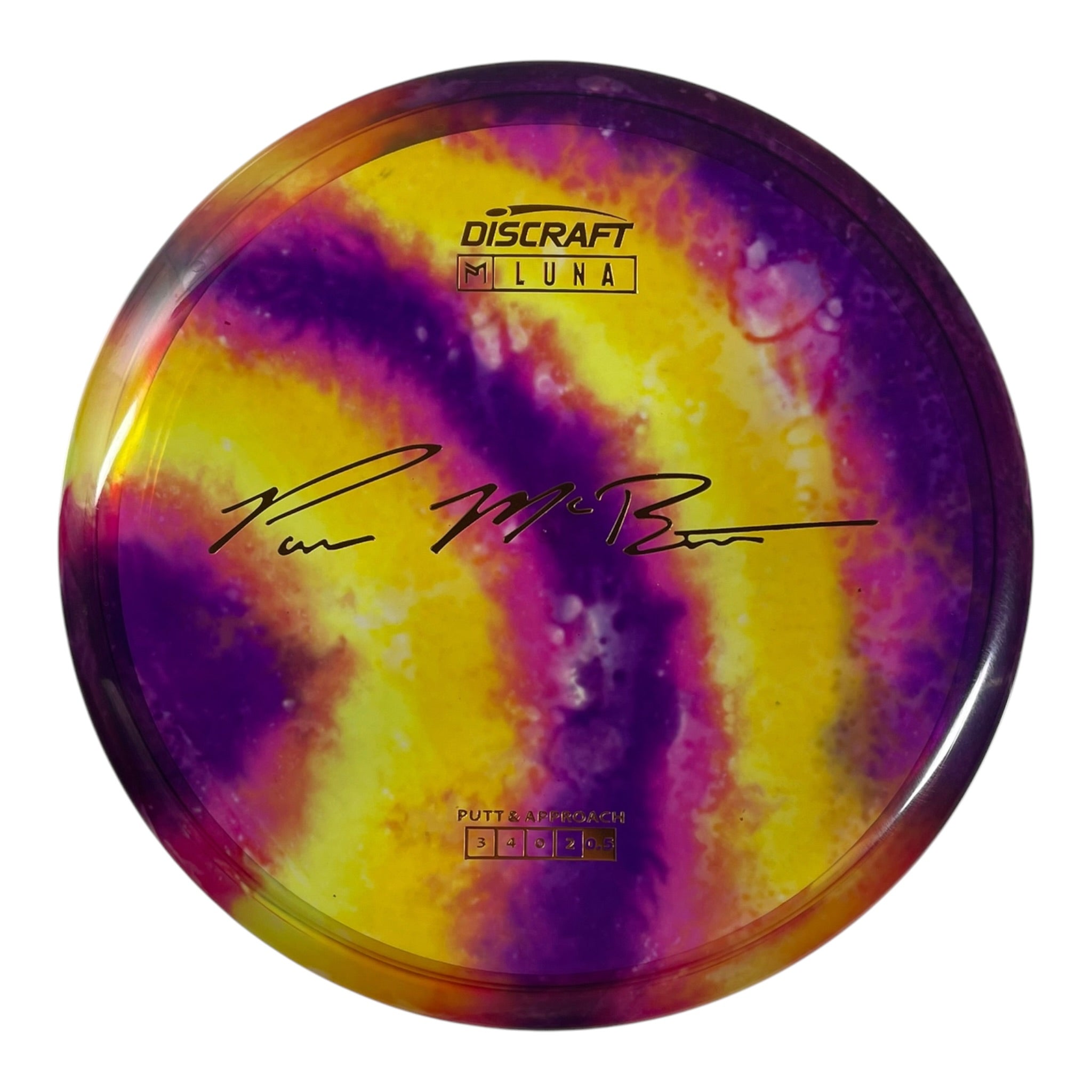 Discraft Luna | Z Line Fly Dye | Purple/Bronze 172g (Paul McBeth) Disc Golf