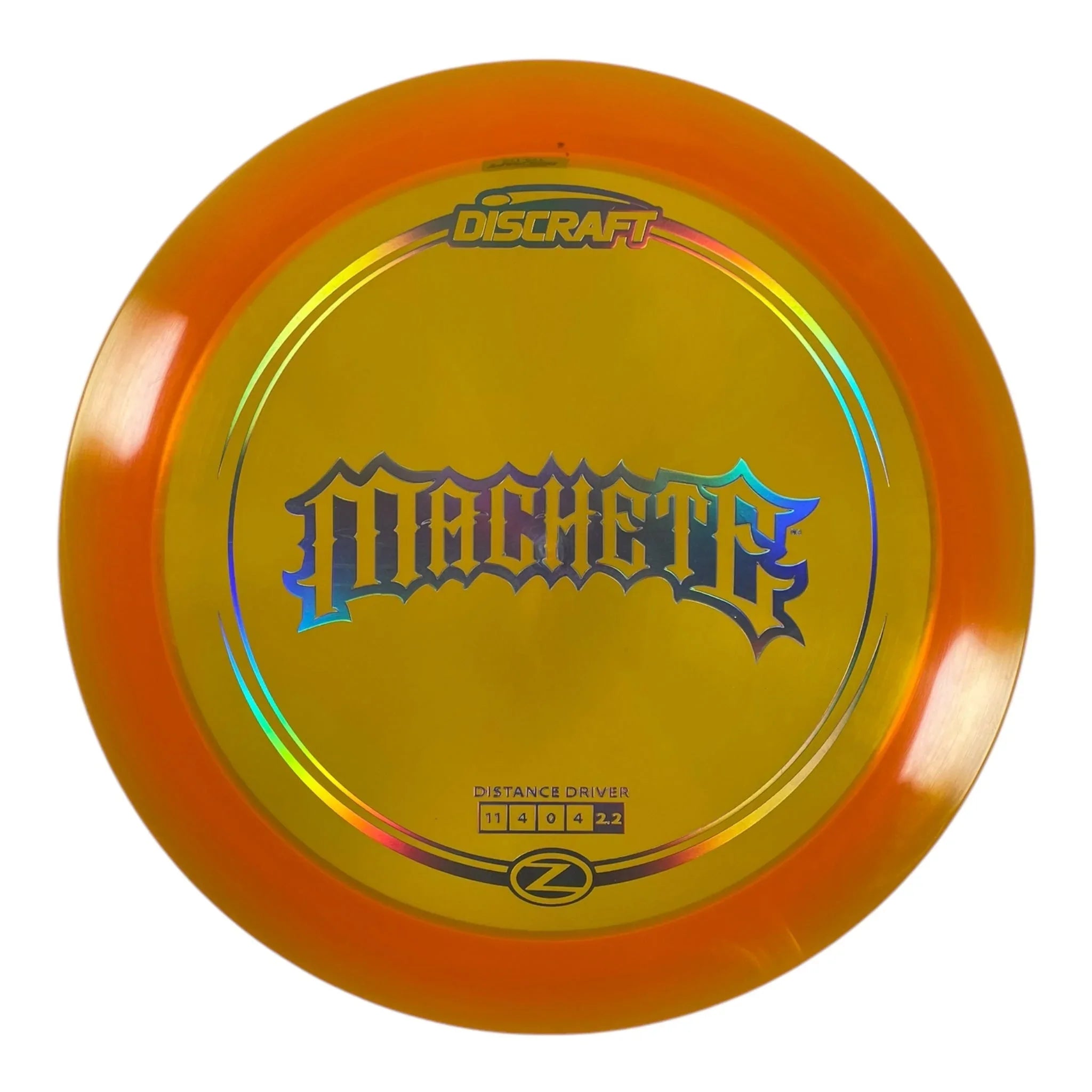 Discraft Machete | Z Line | Orange/Holo 174g Disc Golf