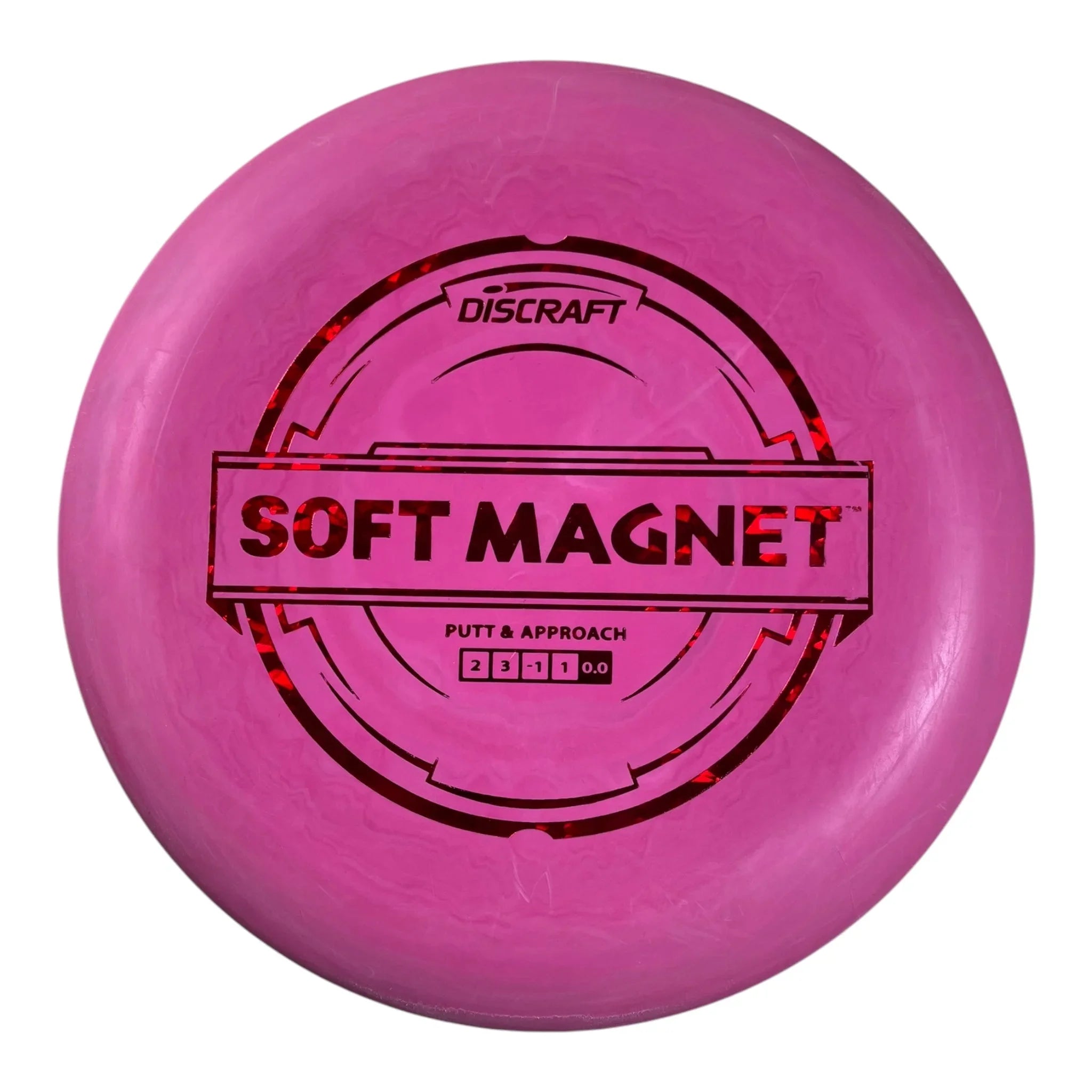 Discraft Magnet | Putter Line Soft | Pink/Red 173g Disc Golf