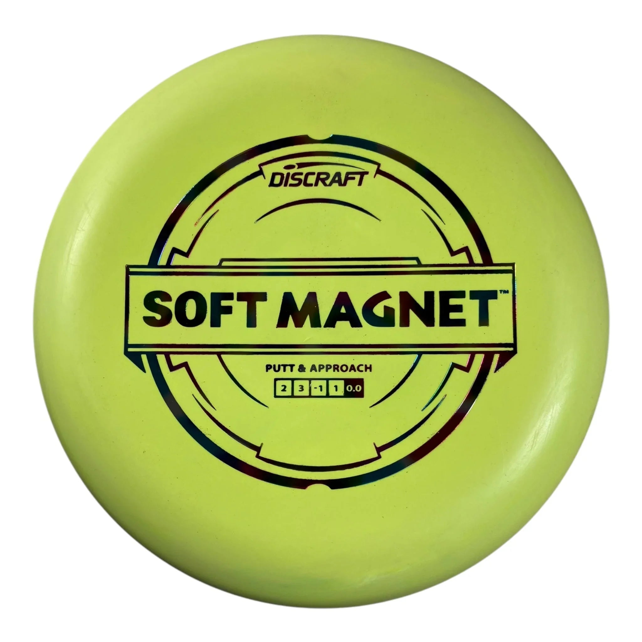 Discraft Magnet | Putter Line Soft | Yellow/Multi 160g Disc Golf