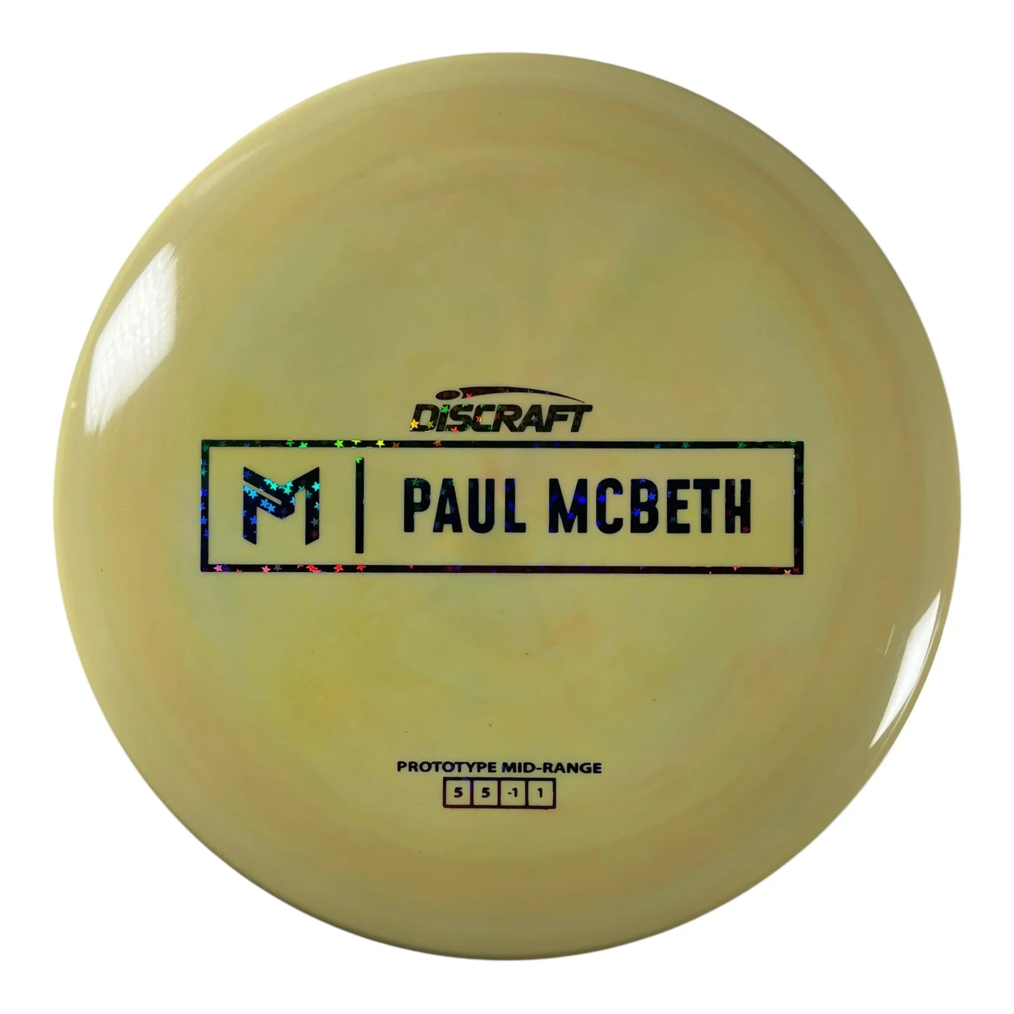 Discraft Malita - Prototype | ESP | Yellow/Rainbow/Stars 171g (Paul McBeth) Disc Golf