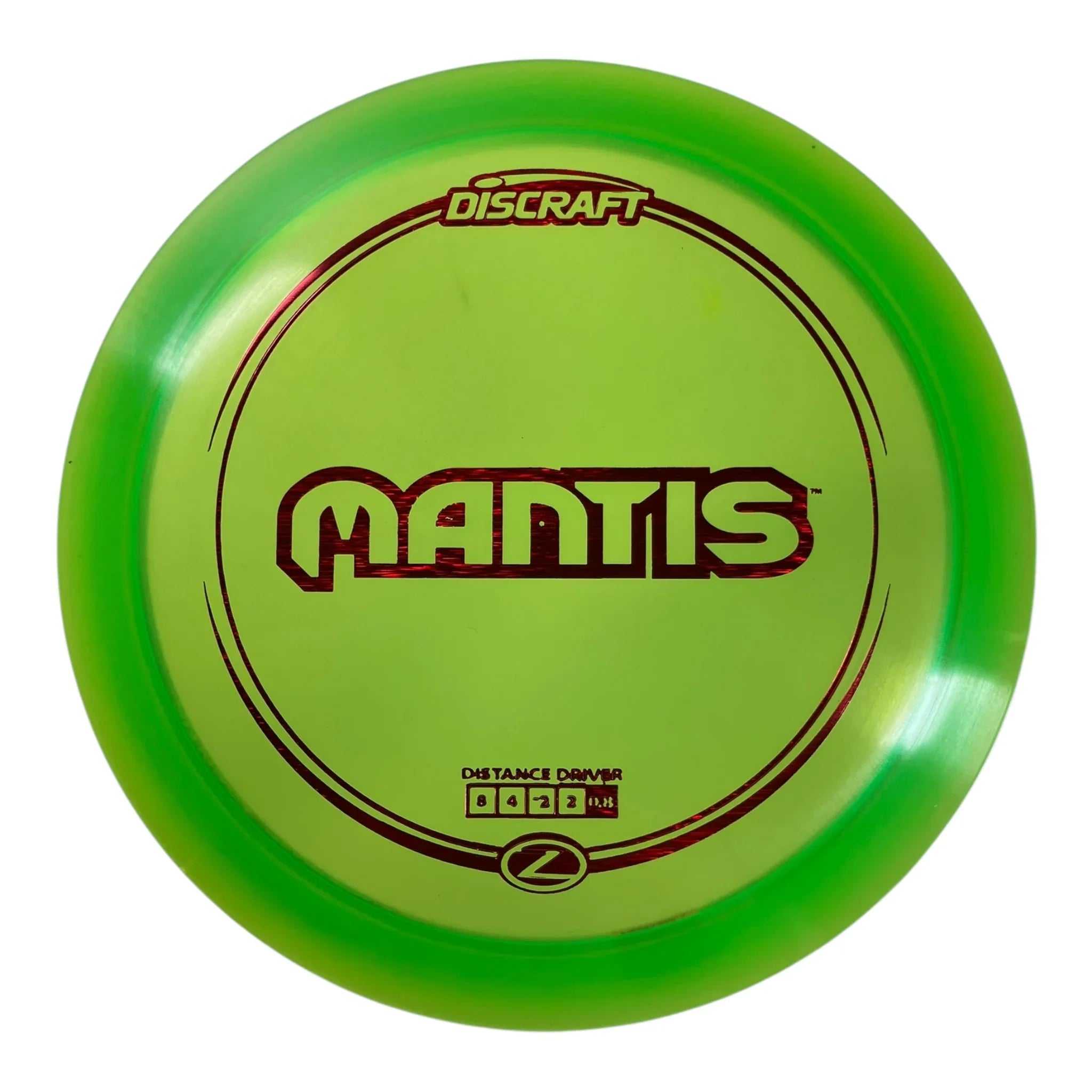 Discraft Mantis | Z Line | Green/Red 175g Disc Golf