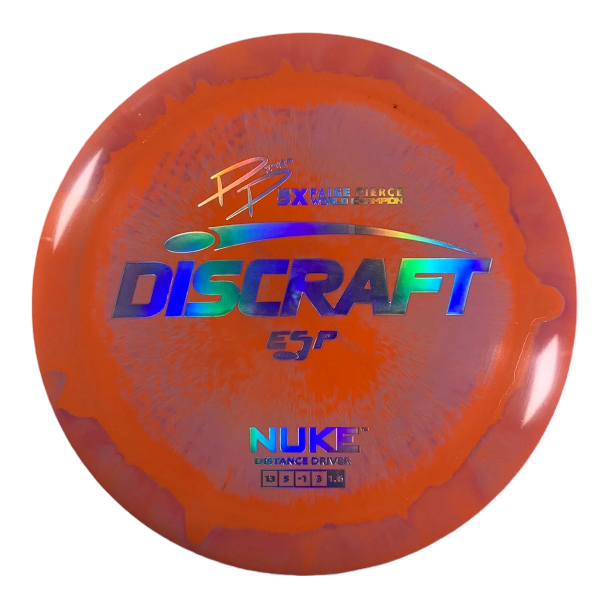 Discraft Nuke | ESP | Orange/Holo 174g (Paige Pierce) Disc Golf