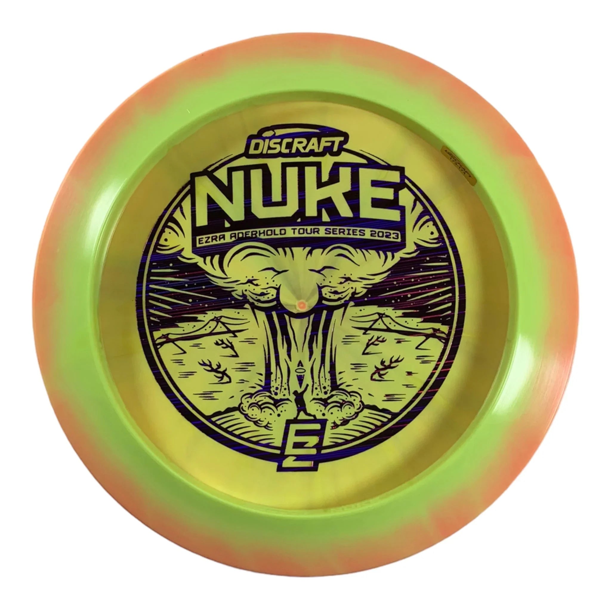 Discraft Nuke | ESP | Yellow/Pink Holo 174g (Ezra Aderhold) Disc Golf