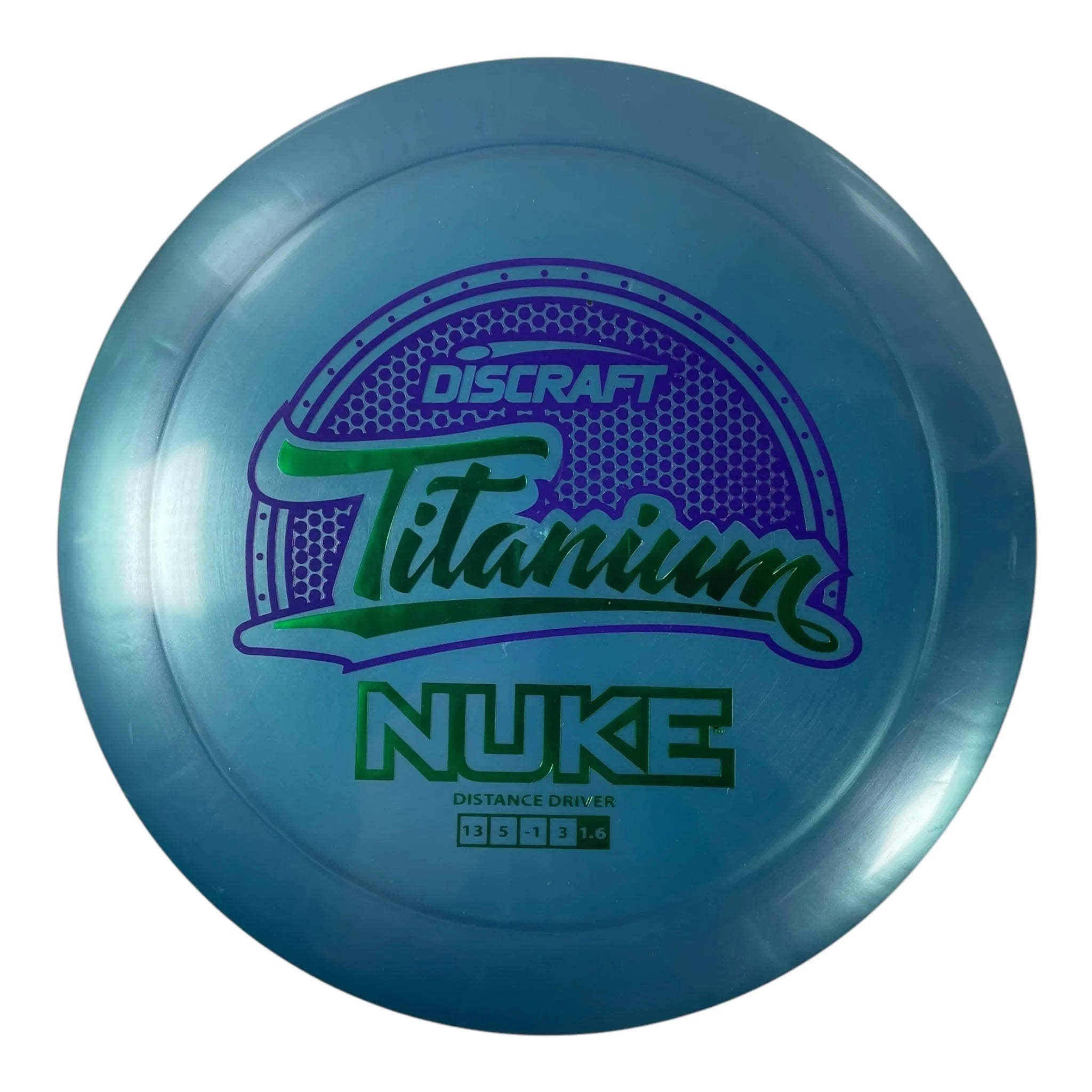 Discraft Nuke | Titanium | Blue/Green 174g Disc Golf