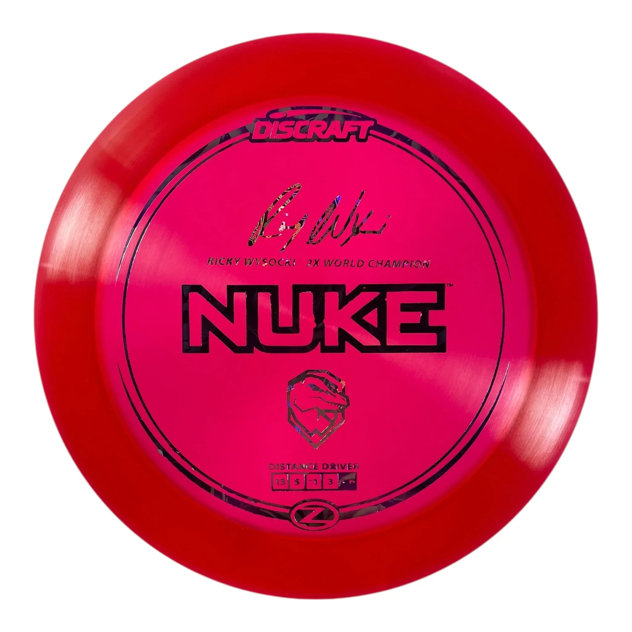 Discraft Nuke | Z Line | Red/Purple 172g (Ricky Wysocki) Disc Golf