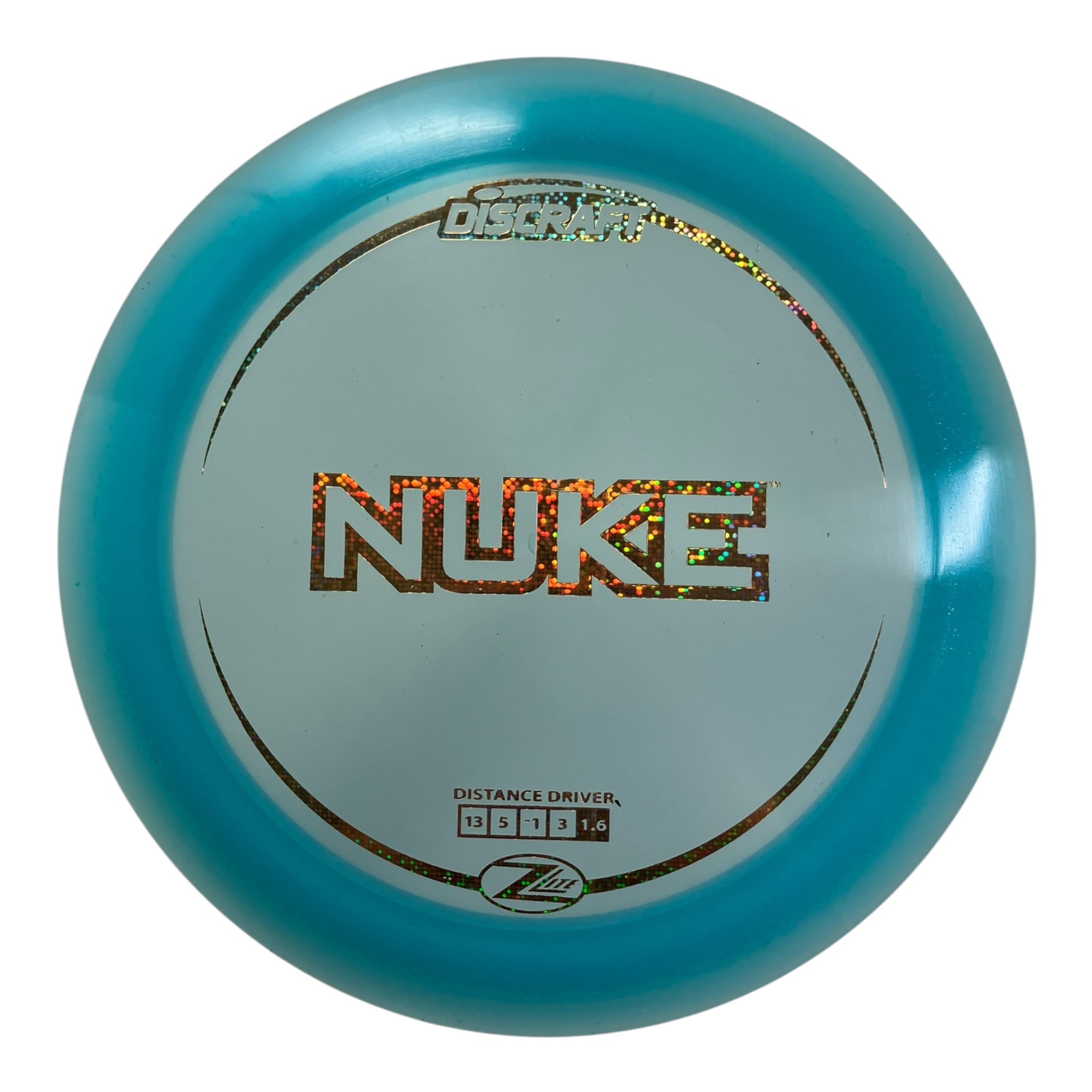 Discraft Nuke | Z Lite | Blue/Gold 165g Disc Golf
