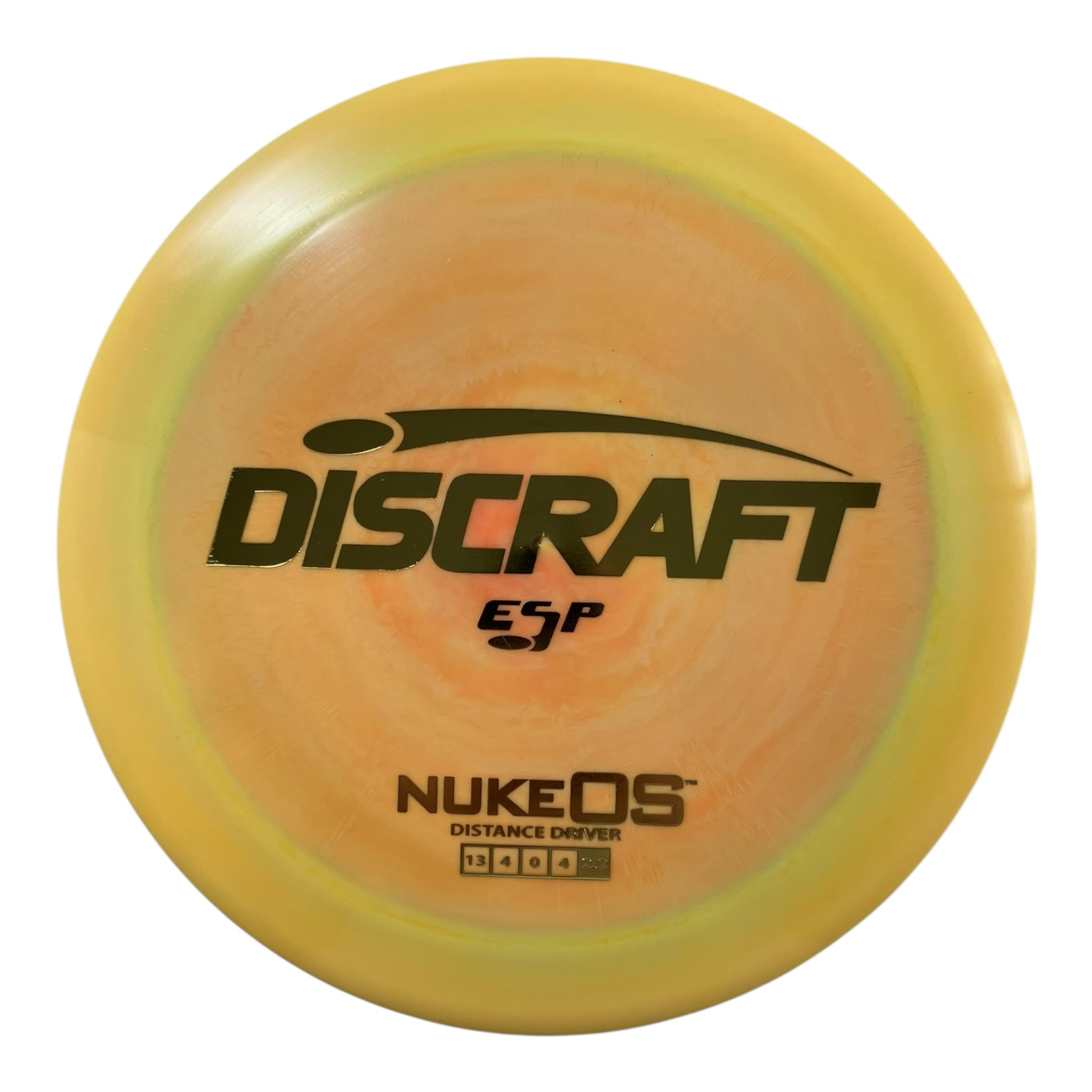 Discraft Nuke OS | ESP | Yellow/Gold 172g Disc Golf