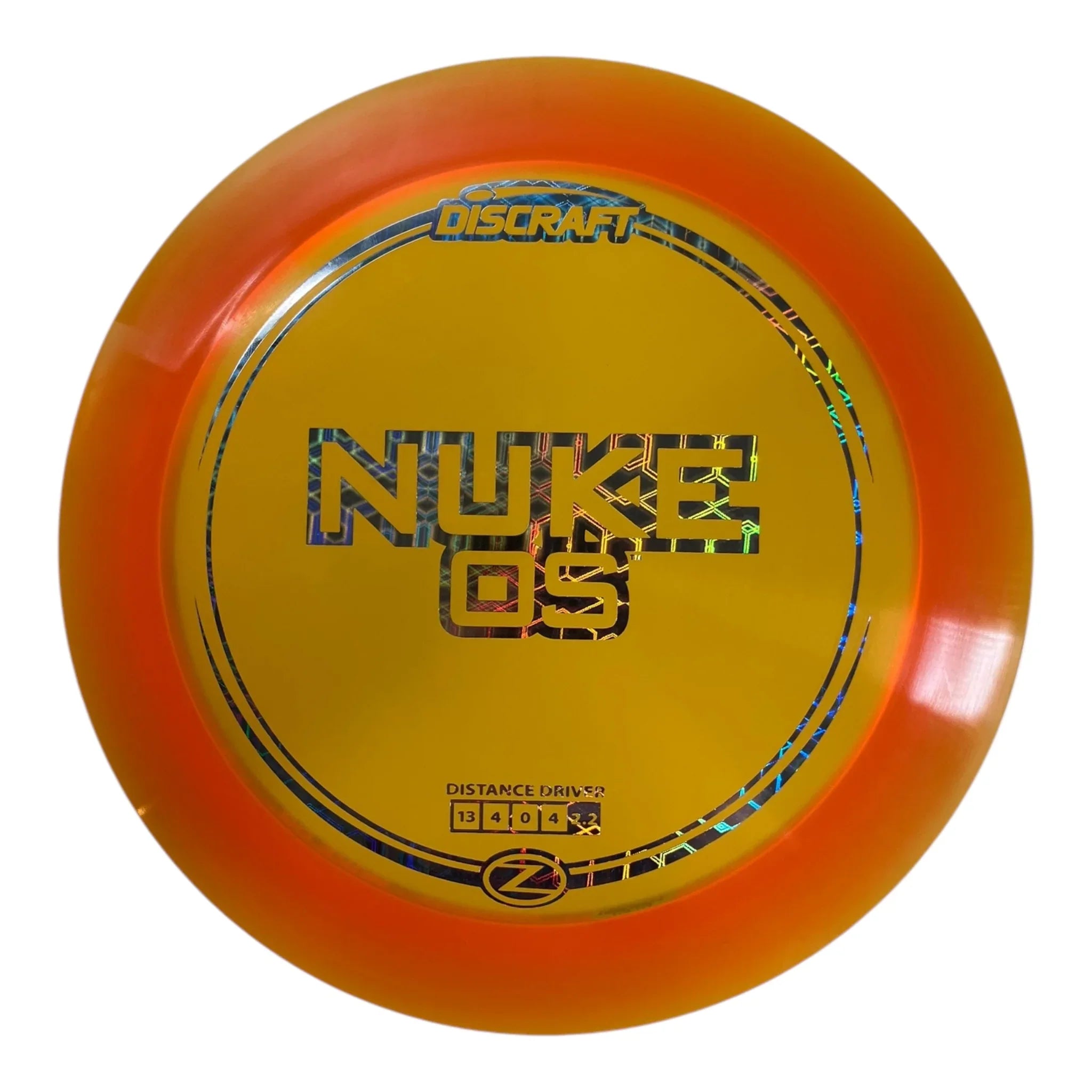 Discraft Nuke OS | Z Line | Orange/Holo 174g Disc Golf