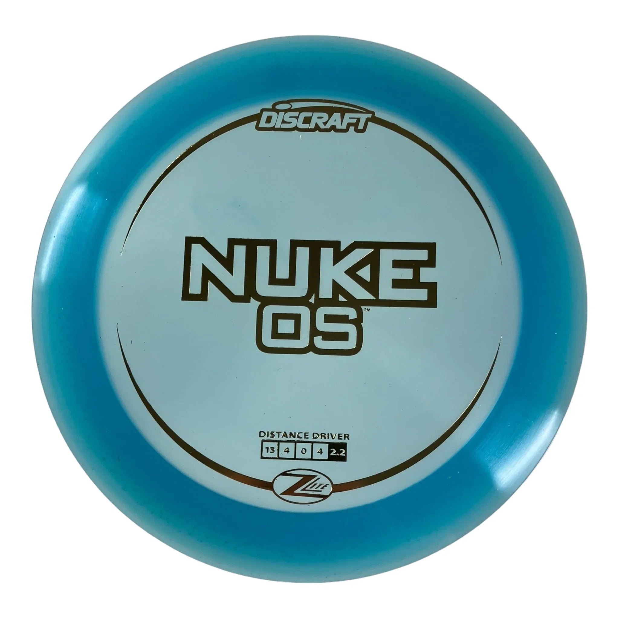 Discraft Nuke OS | Z Lite | Blue/Gold 164g Disc Golf