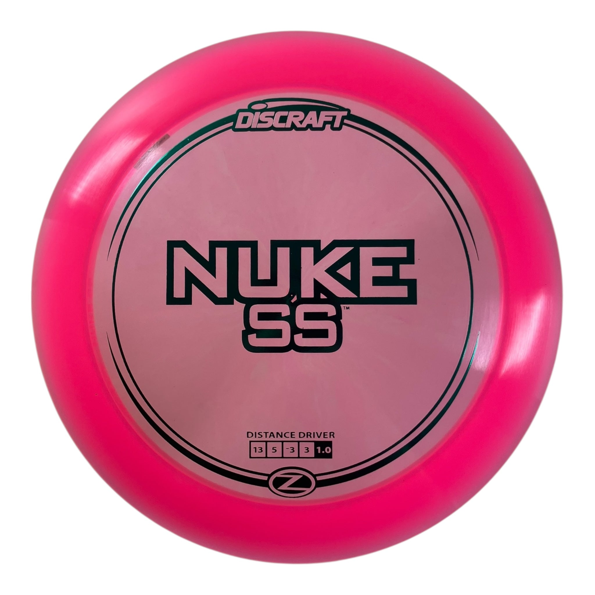 Discraft Nuke SS | Z Line | Pink/Green 174g Disc Golf