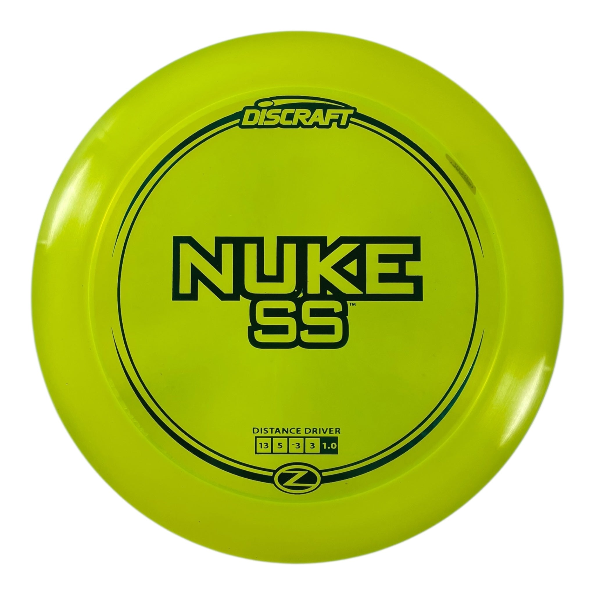Discraft Nuke SS | Z Line | Yellow/Green 174g Disc Golf