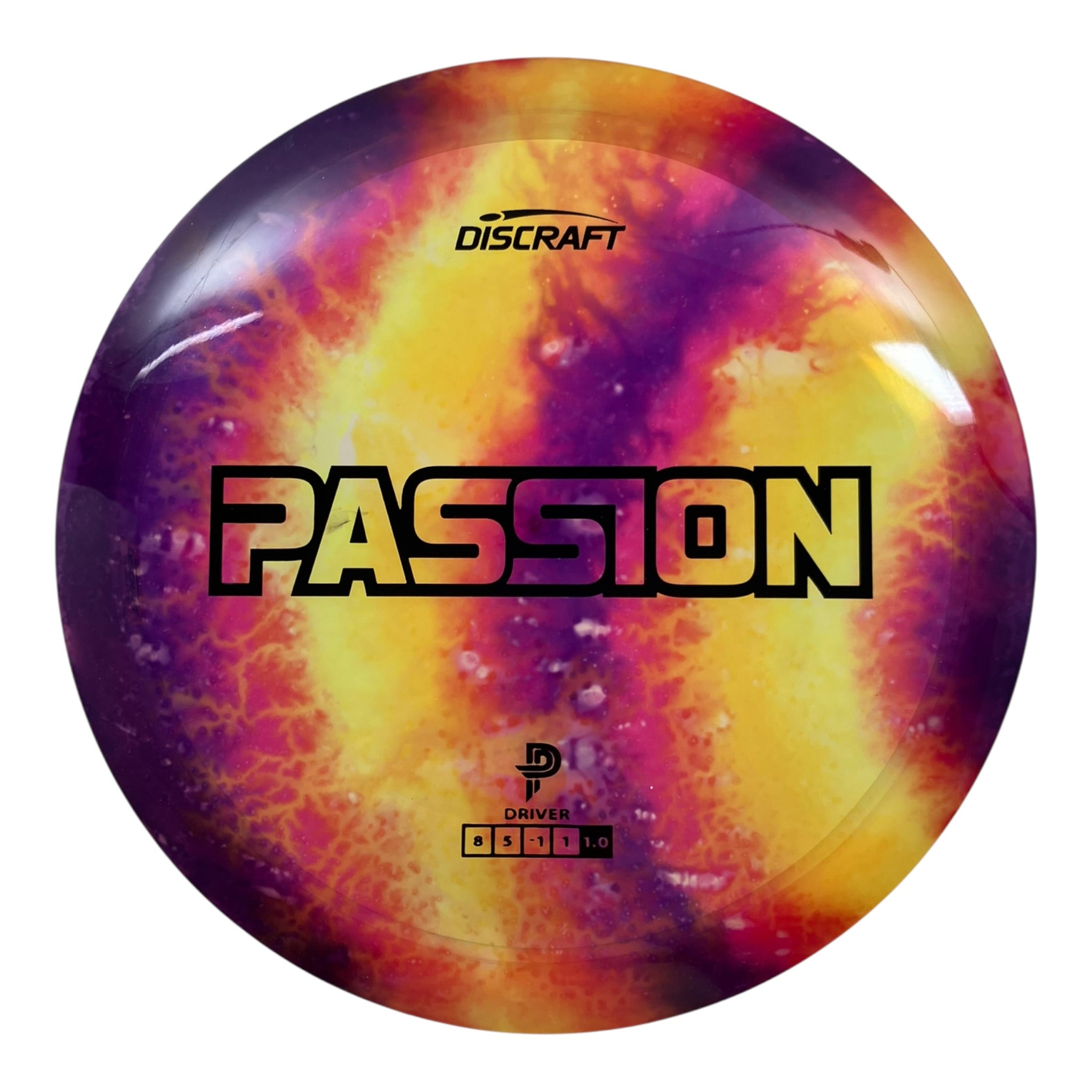 Discraft Passion | Z Line Fly Dye | Purple/Yellow/Black 172g (Paige Pierce) Disc Golf