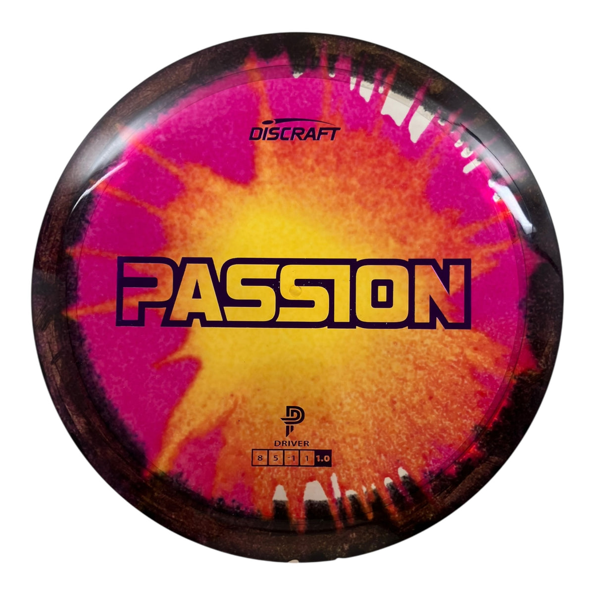 Discraft Passion | Z Line Fly Dye | Purple/Yellow/Purple 163g (Paige Pierce) Disc Golf
