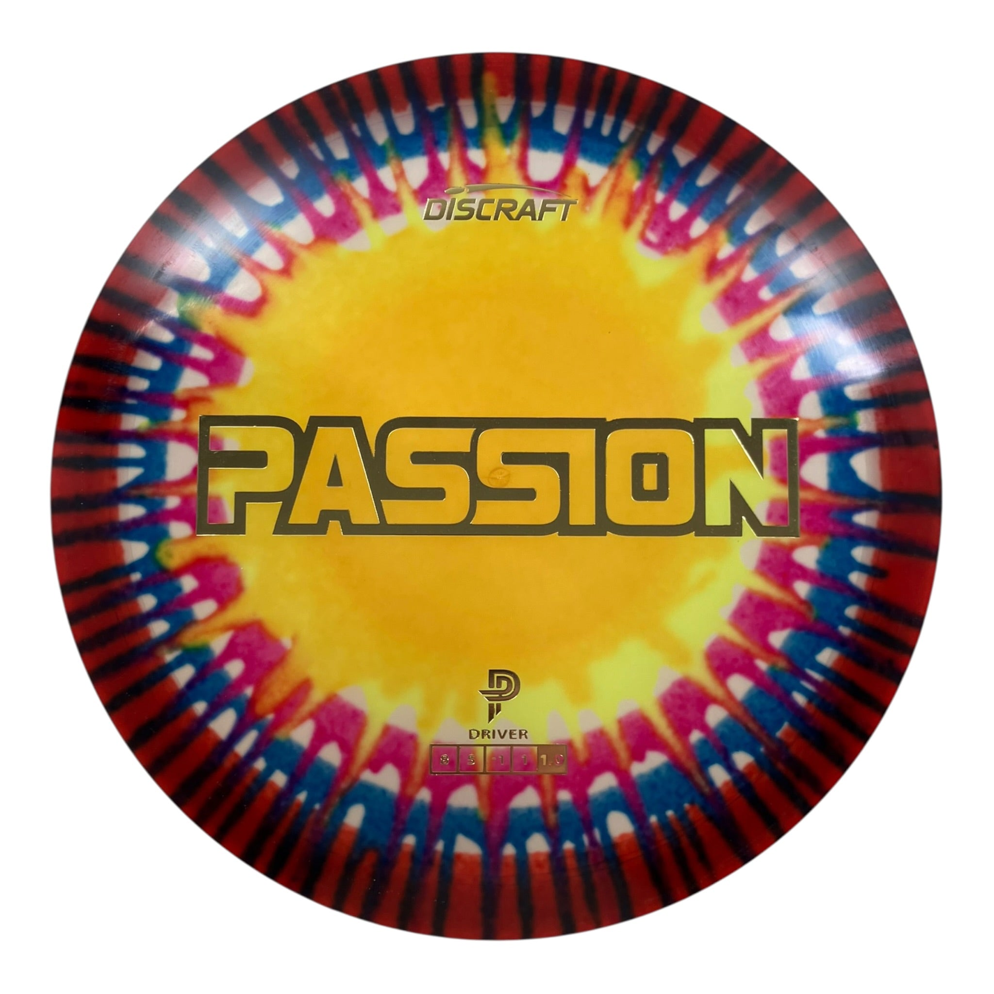 Discraft Passion | Z Line Fly Dye | Yellow/Red/Gold 172g (Paige Pierce) Disc Golf