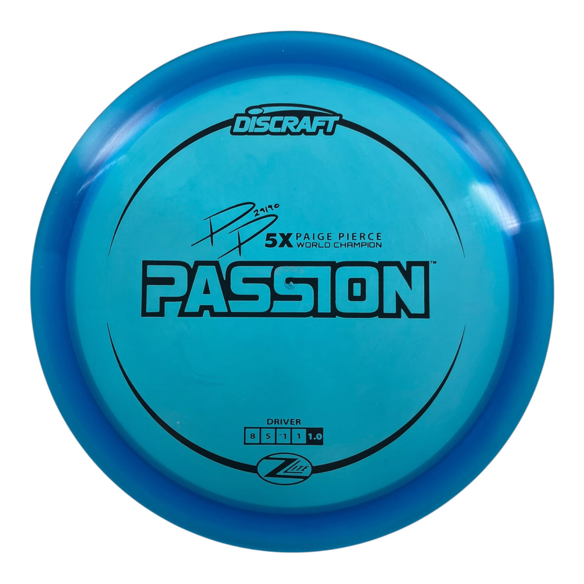 Discraft Passion | Z Lite | Blue/Black 160g (Paige Pierce) Disc Golf