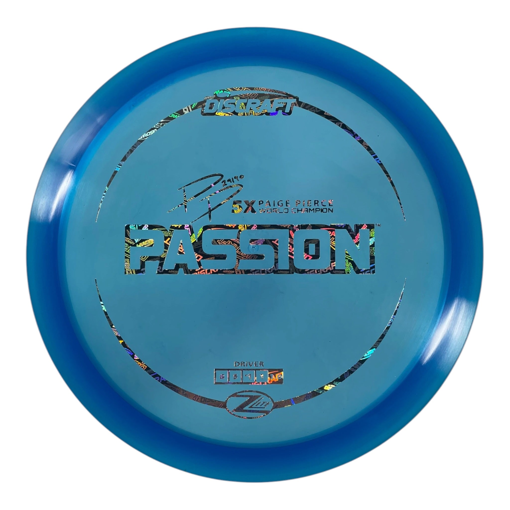 Discraft Passion | Z Lite | Blue/Discraft Logo 160g (Paige Pierce) Disc Golf