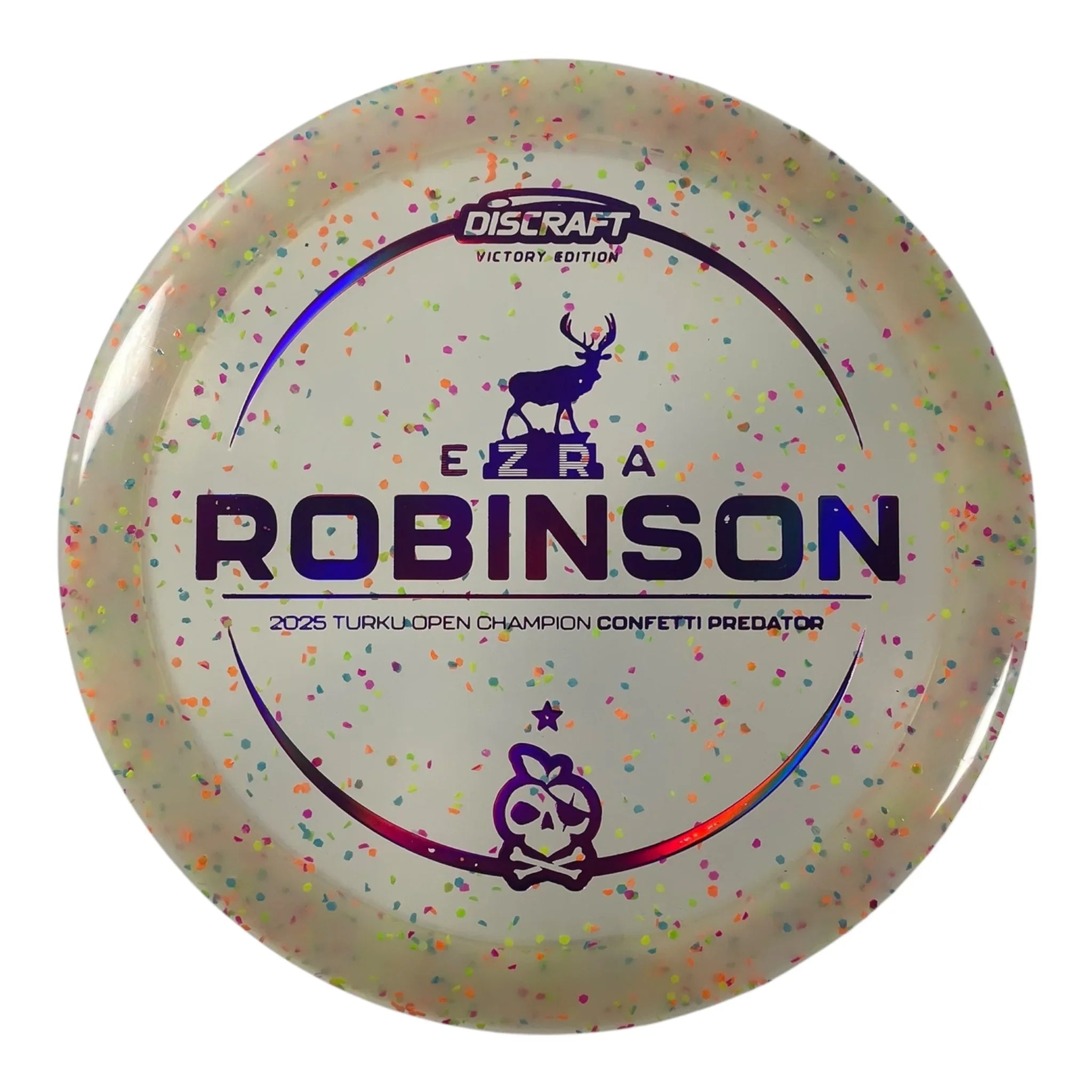 Discraft Predator | Z Confetti | Multi/Purple Holo 173g (Ezra Robinson 2025 Turku) Disc Golf